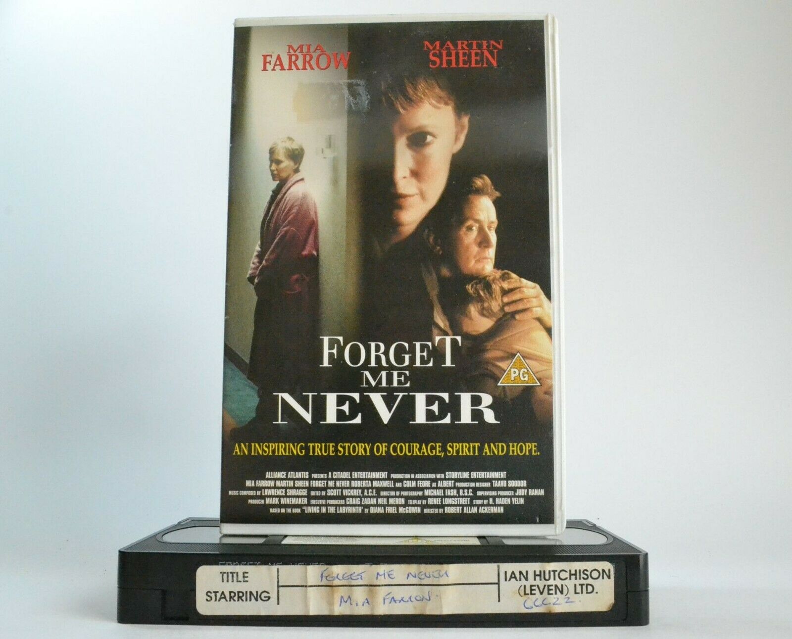 Forget Me Never: (1999) TV Drama - Large Box - Mia Farrow/Martin Sheen - Pal VHS-