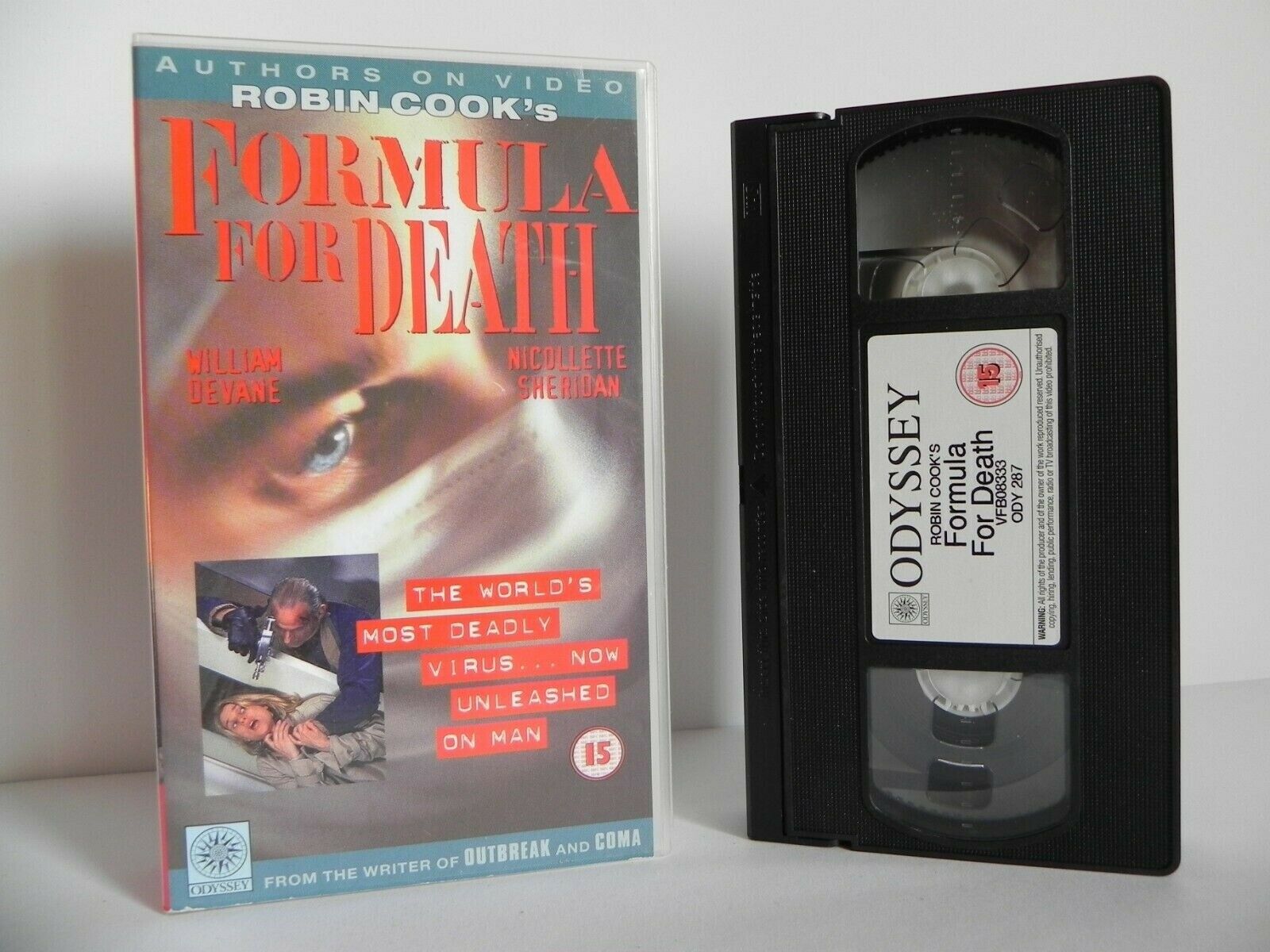 Formula For Death - Action Thriller - William Devane - Nicolette Sheridan - VHS-