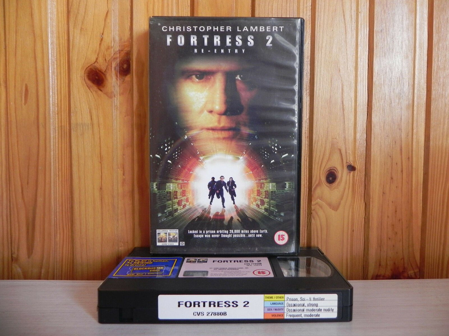 Fortress 2 - Big-Box Rental - Grim Looking SciFi - Christopher Lambert - Pal VHS-