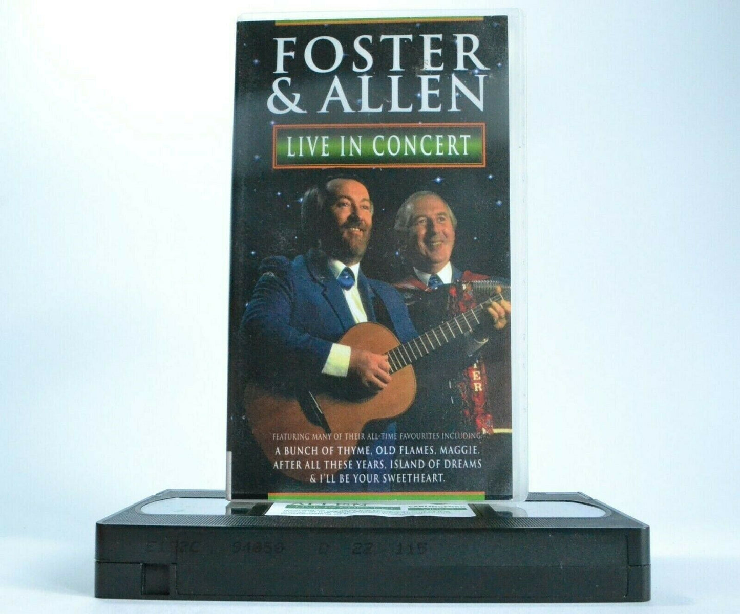 Foster And Allen: Live In Concert - Dumeries/Scotland - Greatest Hits - Pal VHS-