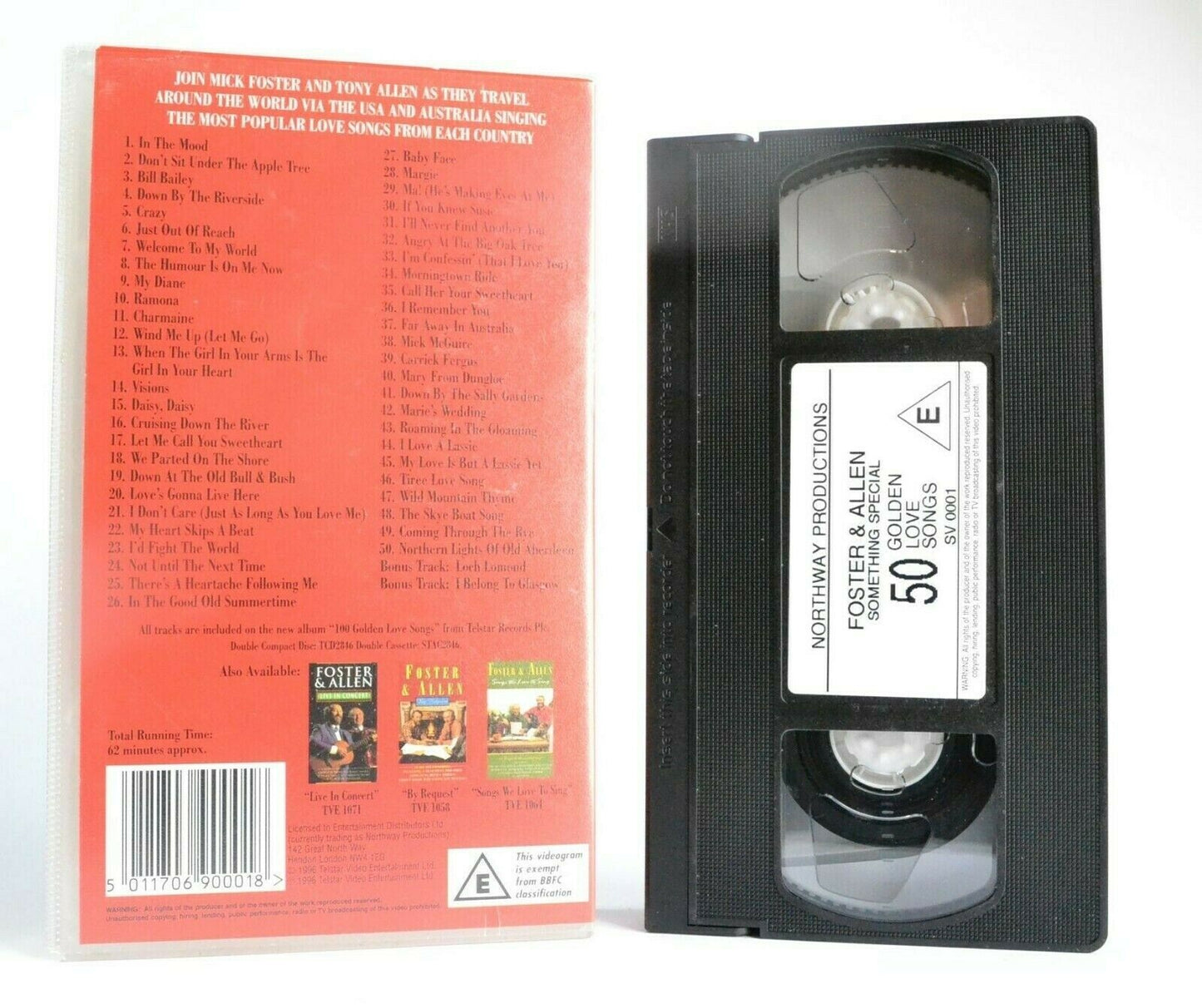 Foster And Allen: Something Special - 50 Golden Love Songs - Live Music - VHS-