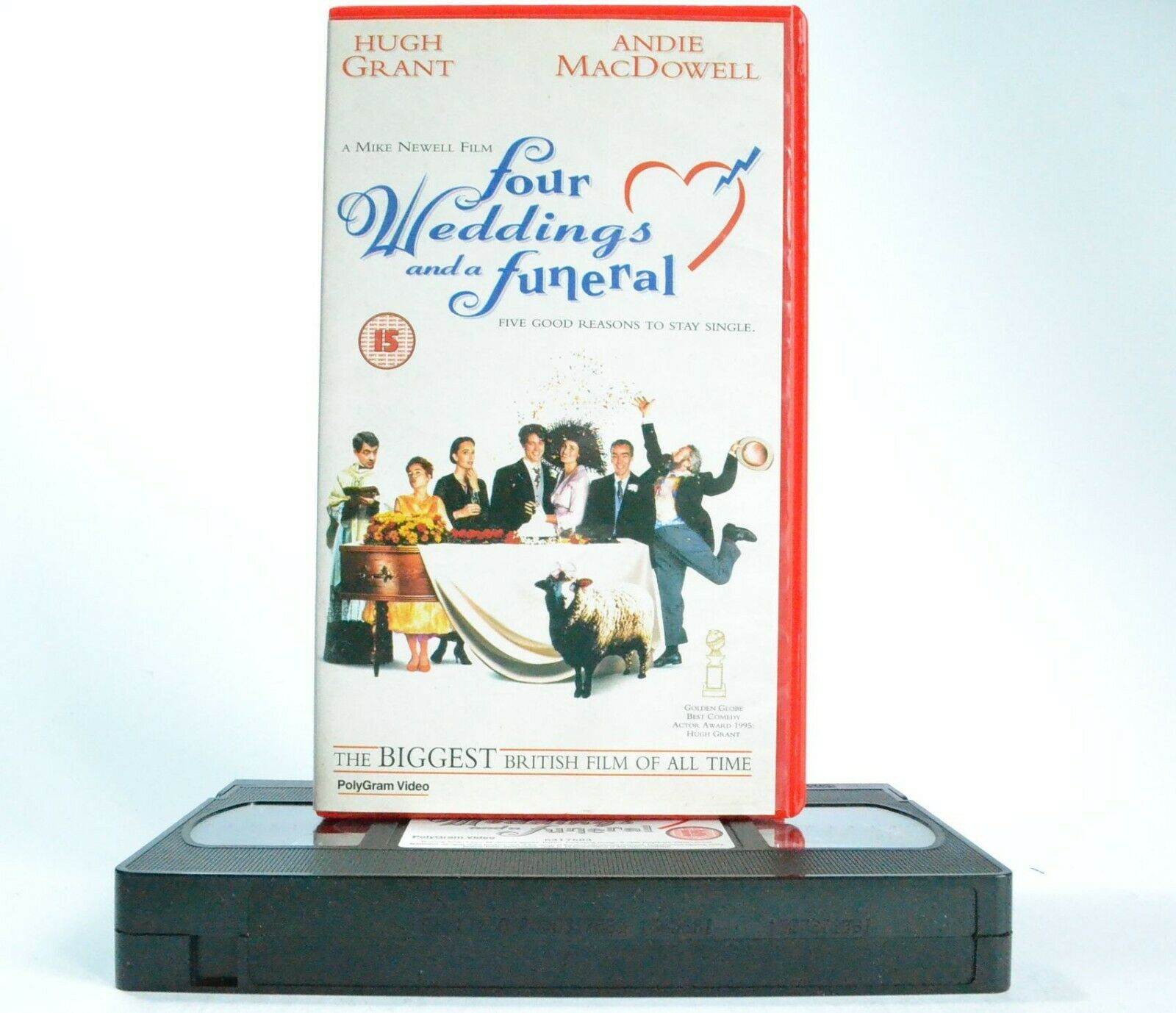 Four Weddings And A Funeral: (1994) British Comedy - H.Grant/A.McDowell - VHS-