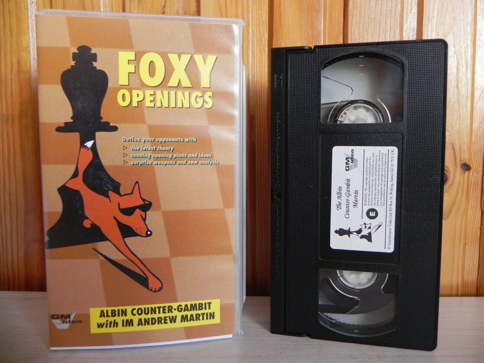 Foxy Openings - Albin Counter-Gambit - With IM Andrew Martin - Pal VHS-