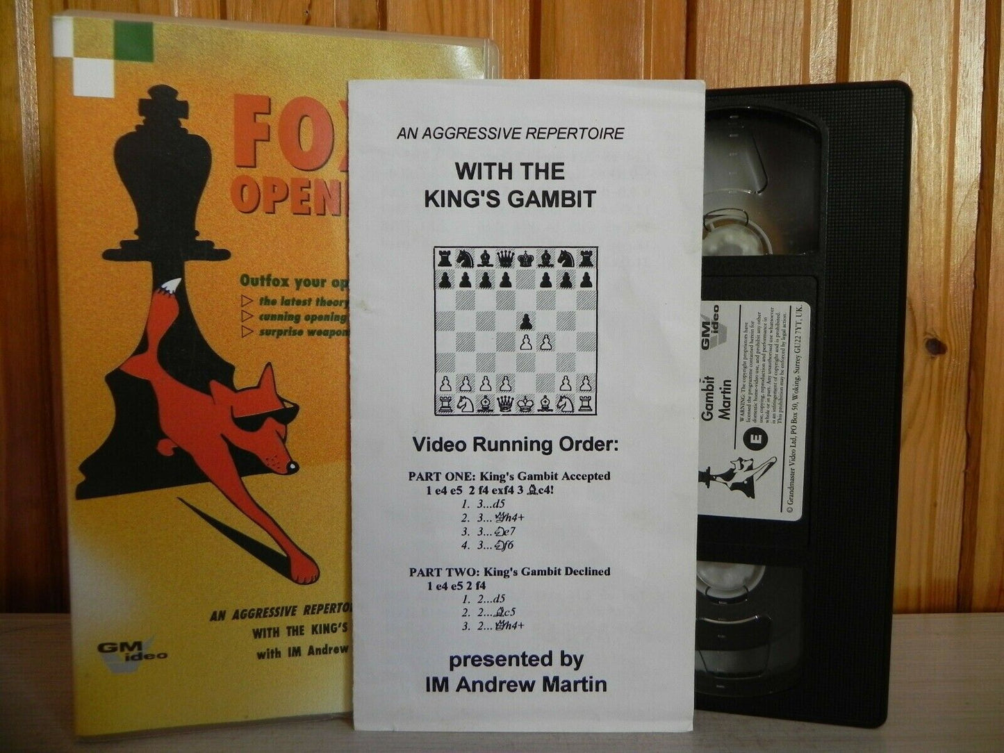 Foxy Openings - An Aggressive Repertoire For White With The King's Gambit - VHS-