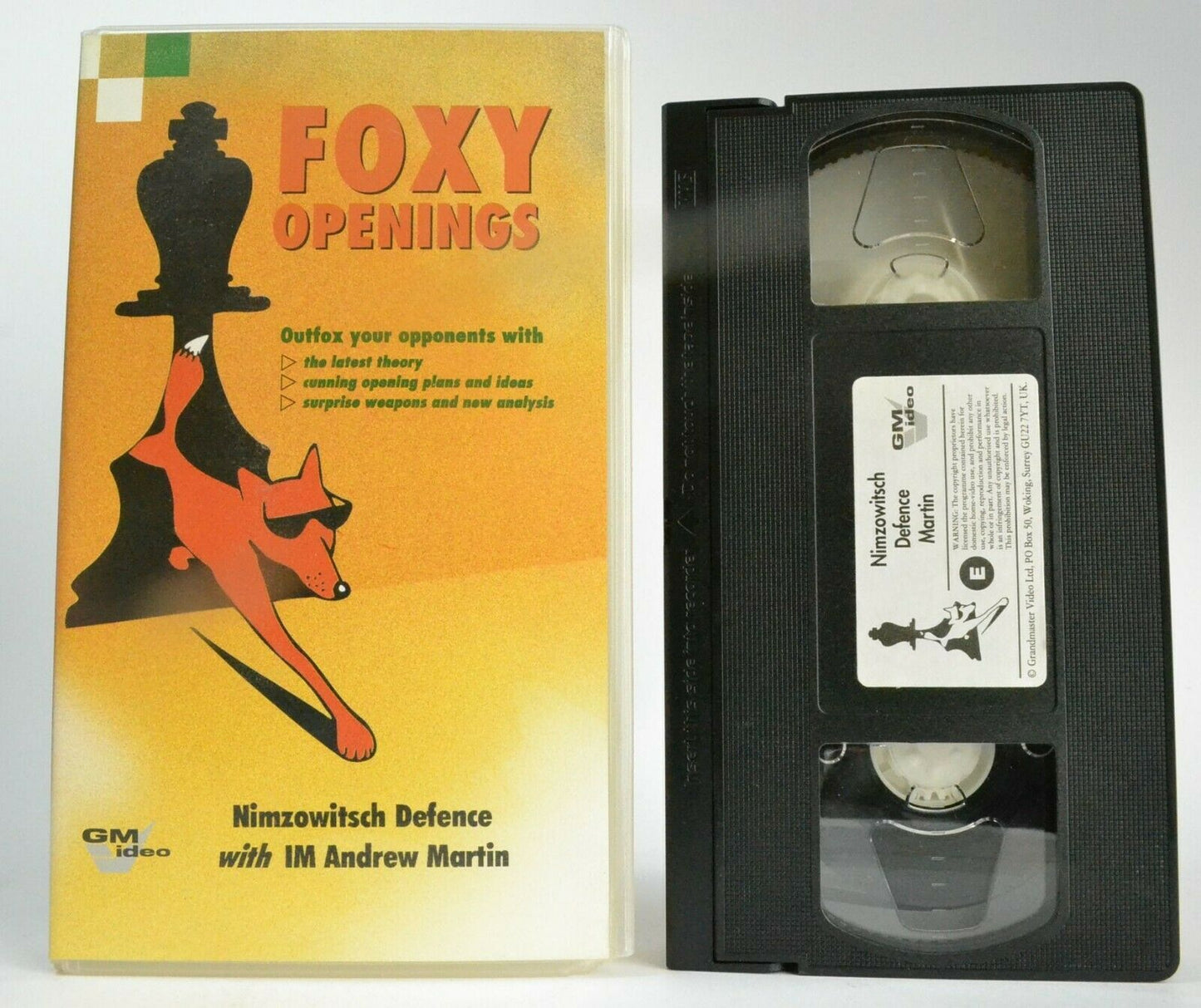 Foxy Openings: Nimzowitsch Defence (GM Video); [IM Andrew Martin] - Pal VHS-