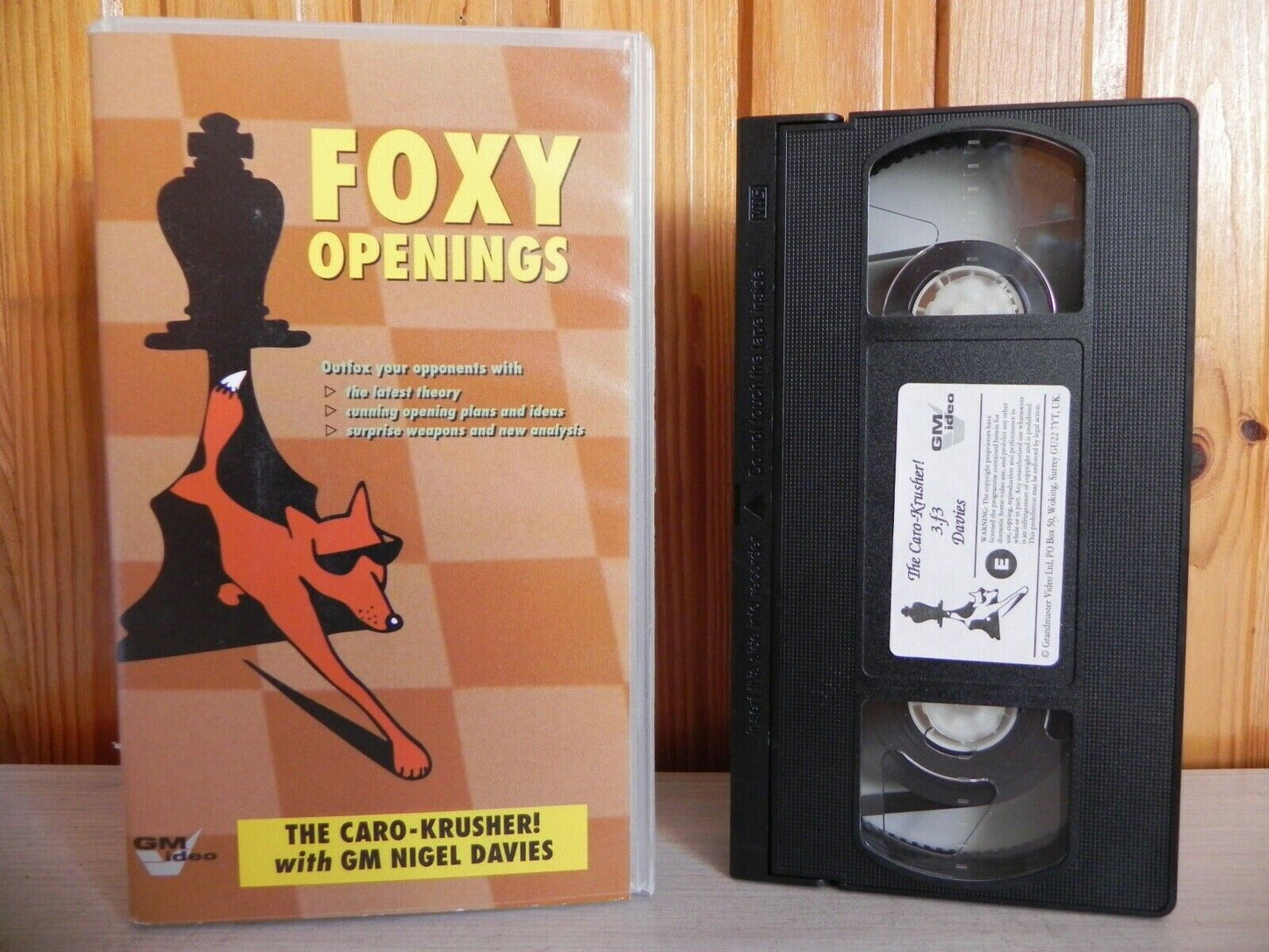 Foxy Openings - The Caro-Krusher! - With GM Nigel Davis - Latest Theory - VHS-