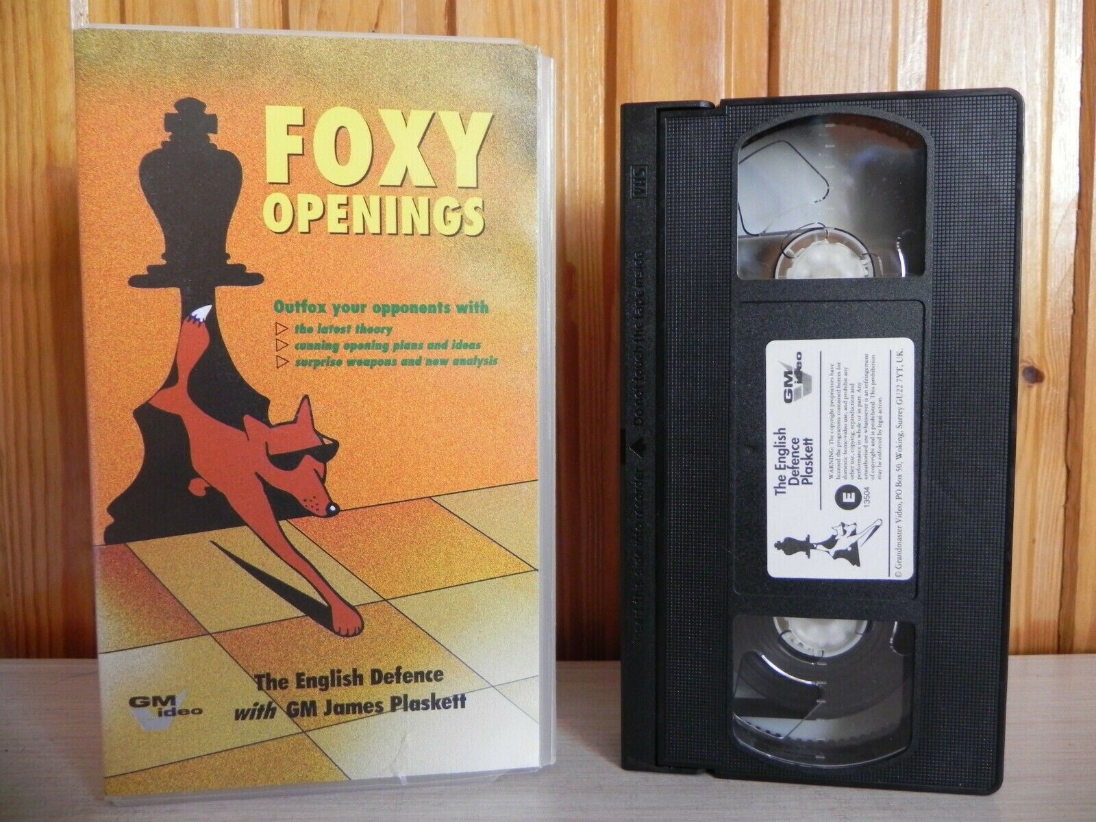 Foxy Openings - The English Defence - With GM James PLaskett - Pal VHS-