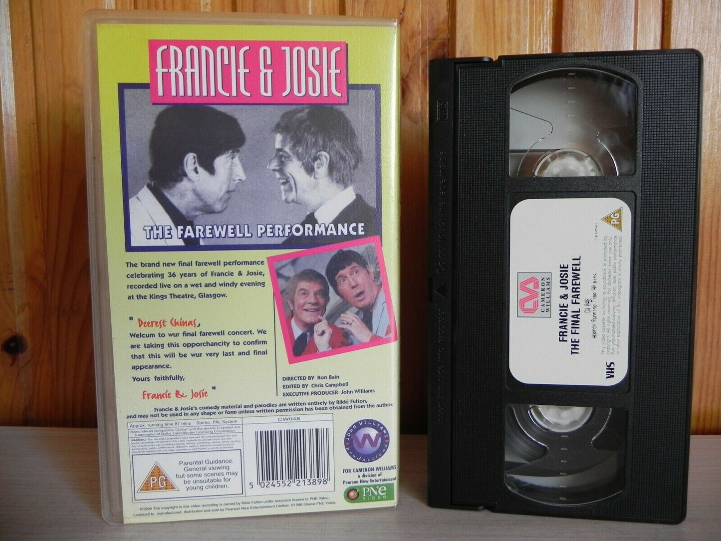 Francie & Josie - The Farewall Performance - 36 Years Of Francie & Josie - VHS-