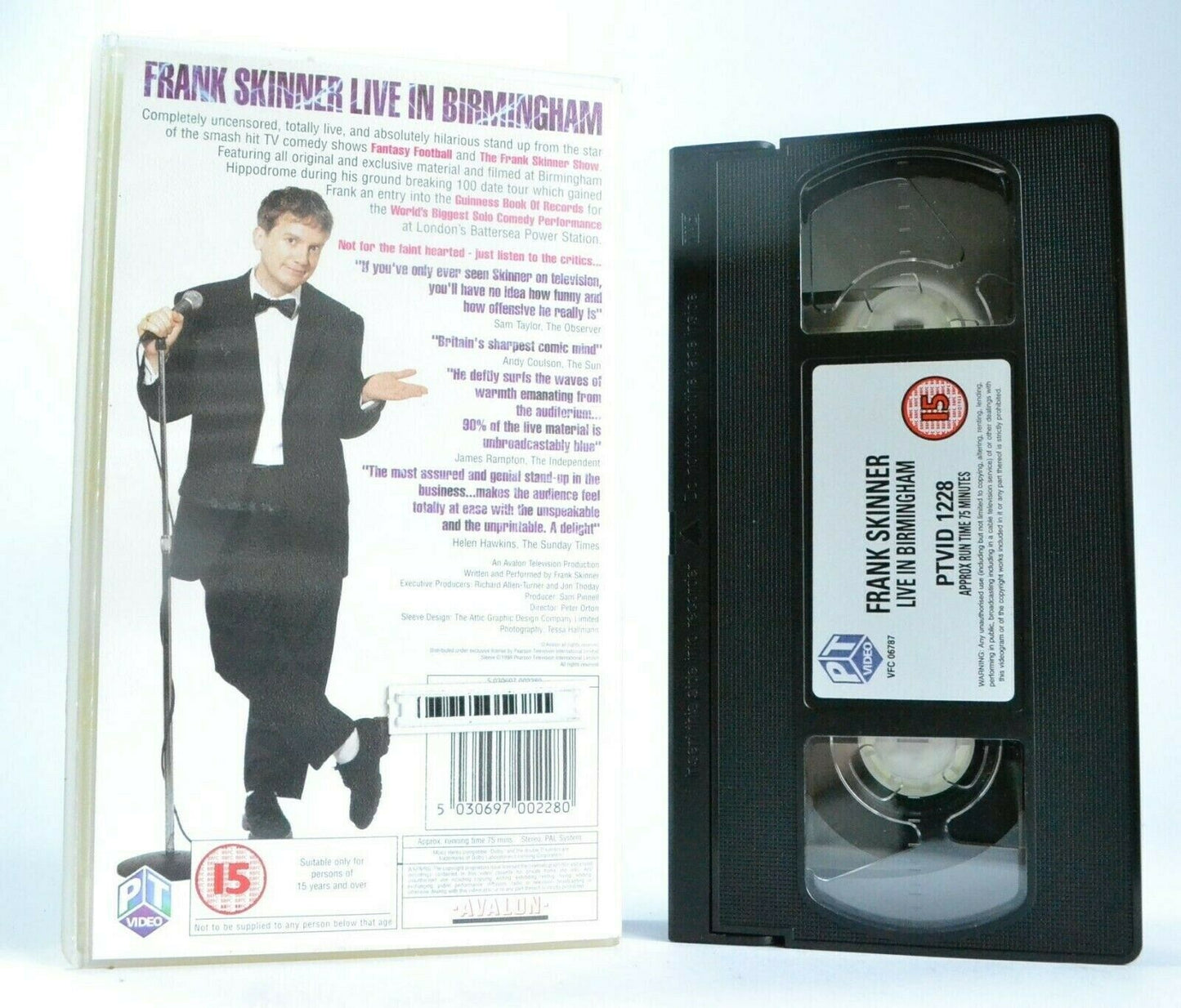 Frank Skinner: Live In Birmingham - Stand-Up Comedy - Fantasy Football - VHS-