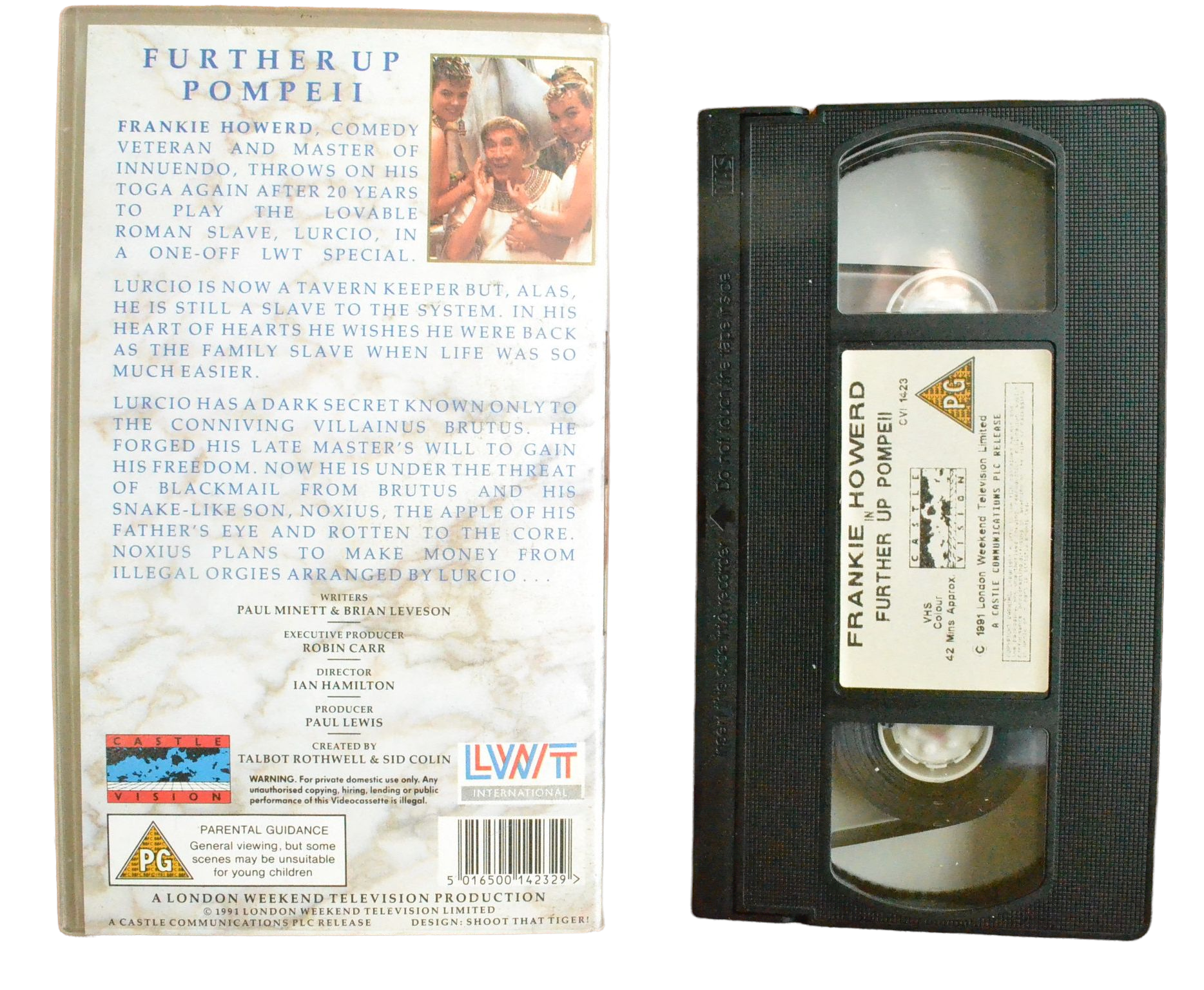 Frankie Howerd In Further Up Pompeii - Frankie Howerd - Castle Vision - Vintage - Pal VHS-