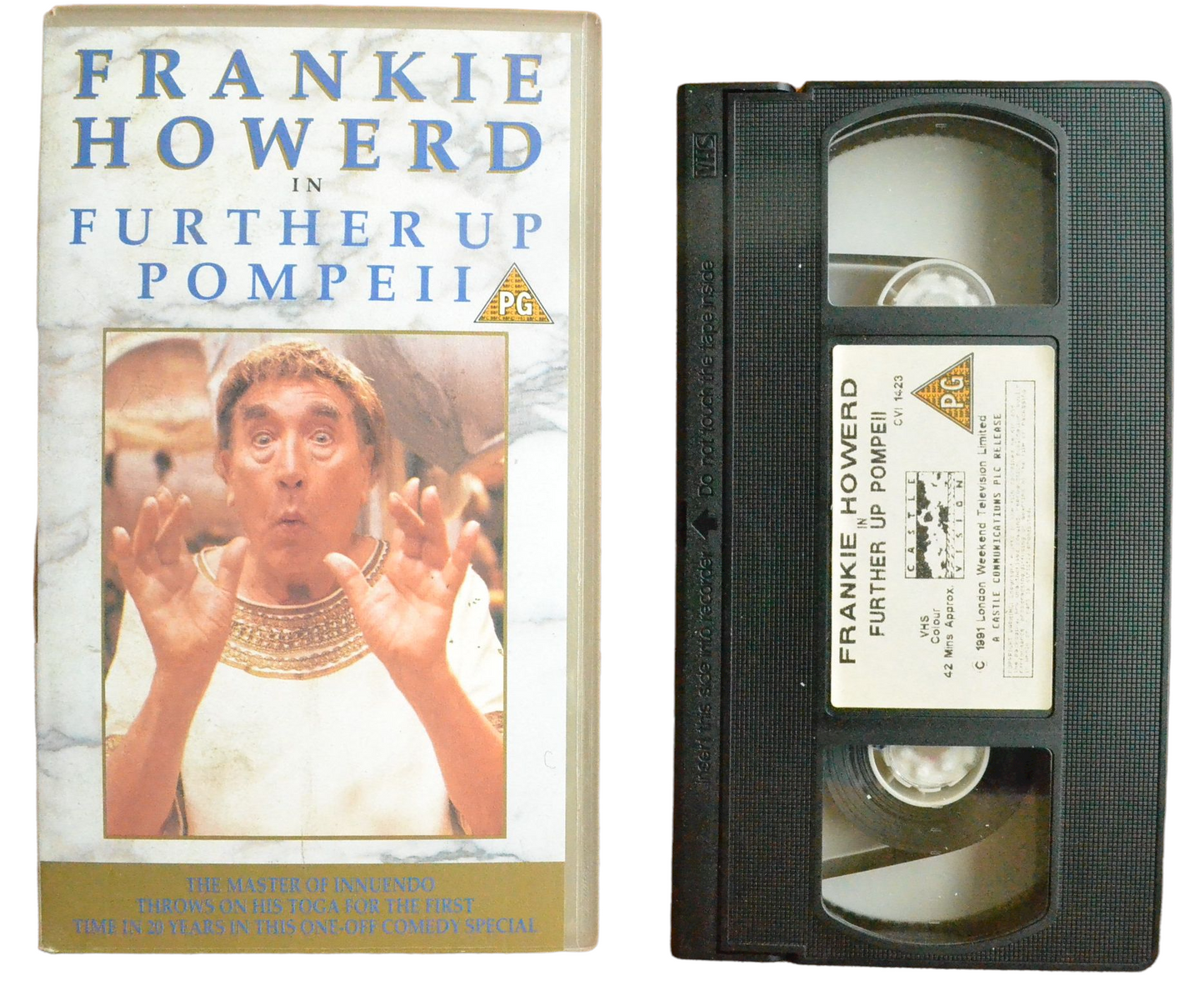 Frankie Howerd In Further Up Pompeii - Frankie Howerd - Castle Vision - Vintage - Pal VHS-