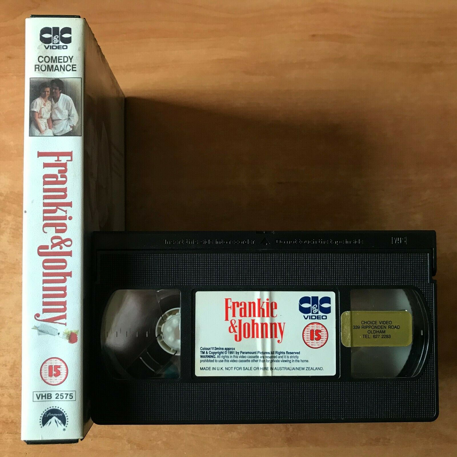 Frankie & Johnny: Al Pacino / Michelle Pfeiffer [Big Box] Rental - Romance - VHS-