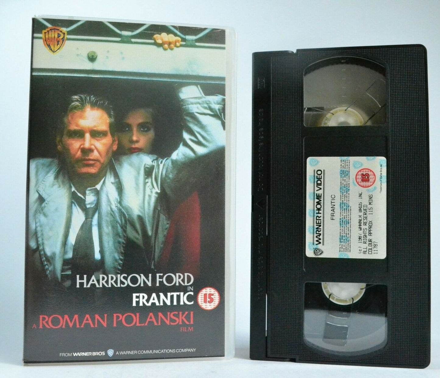 Frantic: A R.Polanski Film (1988) - Mystery Thriller - H.Ford/E.Seigner - VHS-