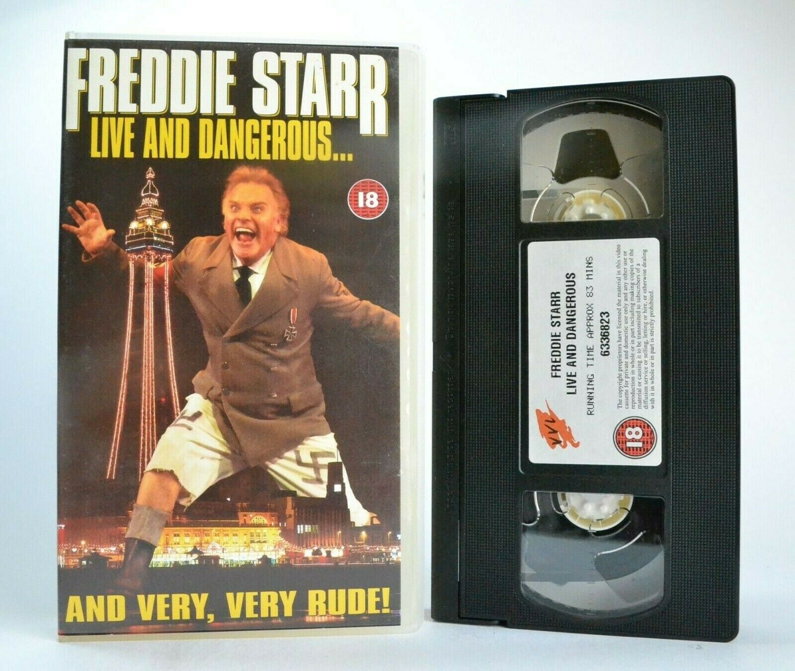 Freddie Starr: Live And Dangerous - Blackpool/The Opera House - Stand-Up - VHS-