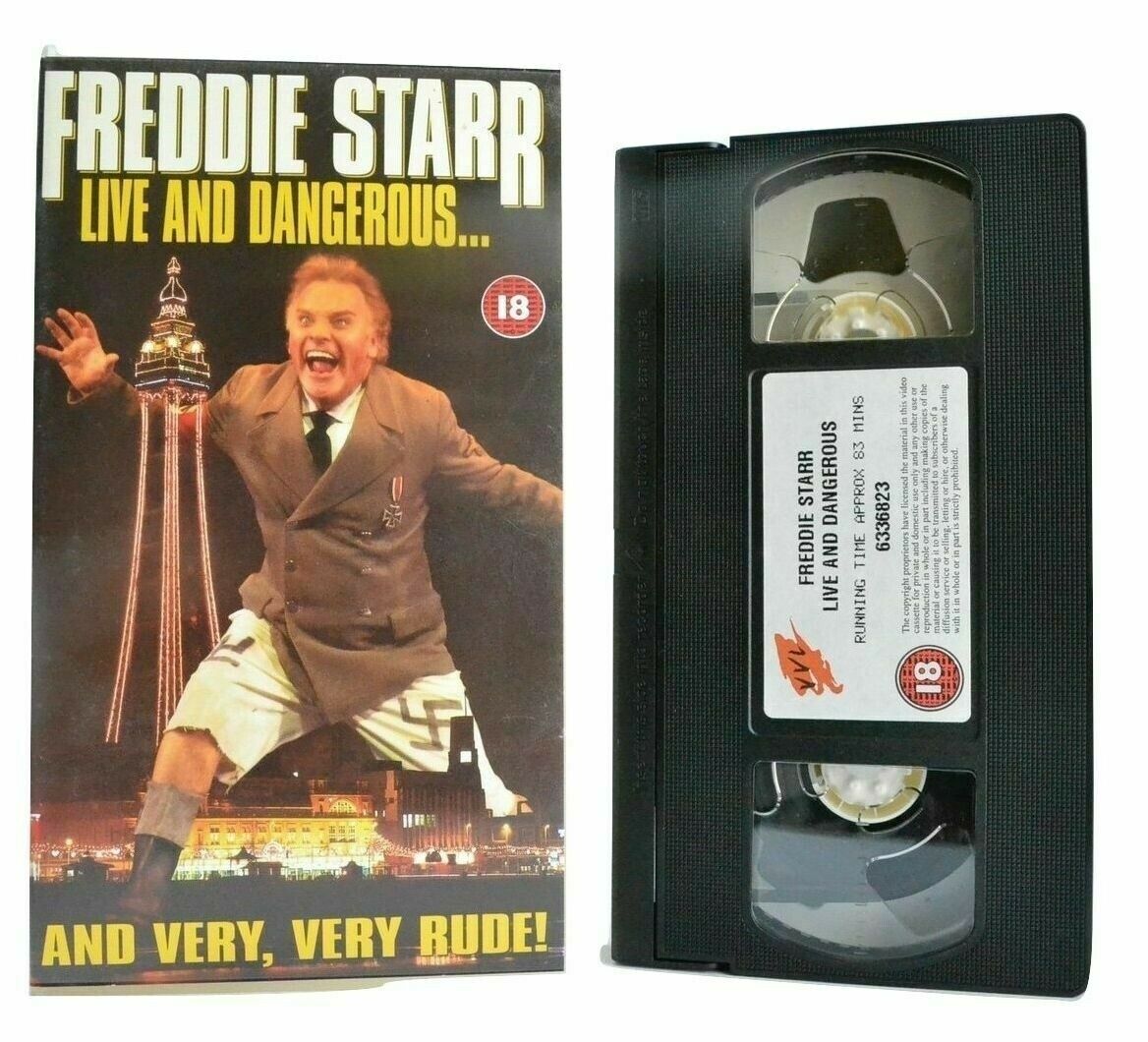 Freddie Starr: Live And Dangerous - Blackpool/The Opera House - Stand-Up - VHS-