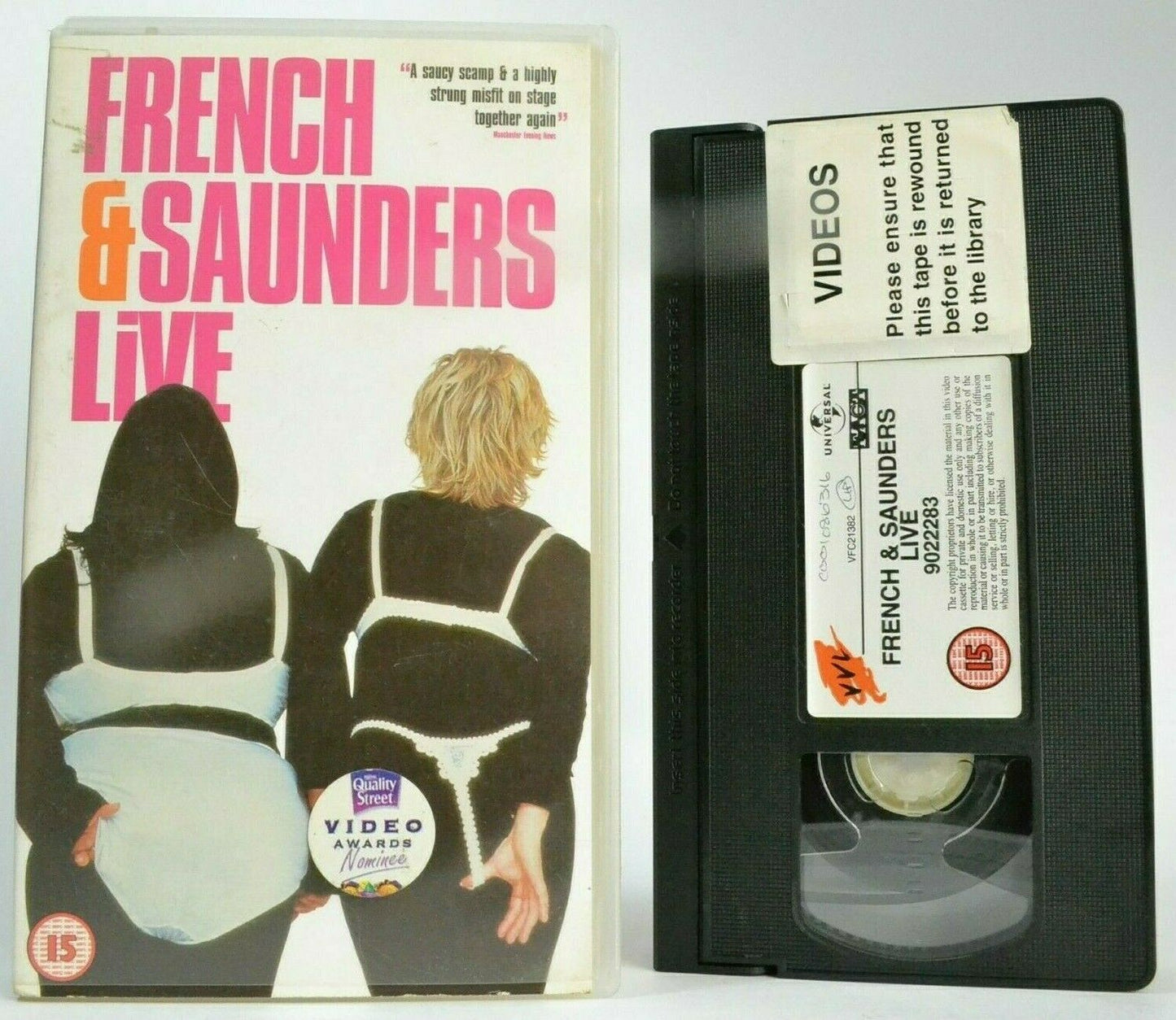 French & Saunders: Live [West End / London] - Female Comedy - Stand-Up - VHS-