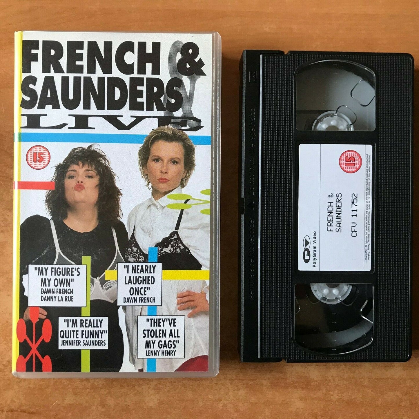 French & Saunders Live [West End / London] Shaftesbury Theatre - Stand Up - VHS-