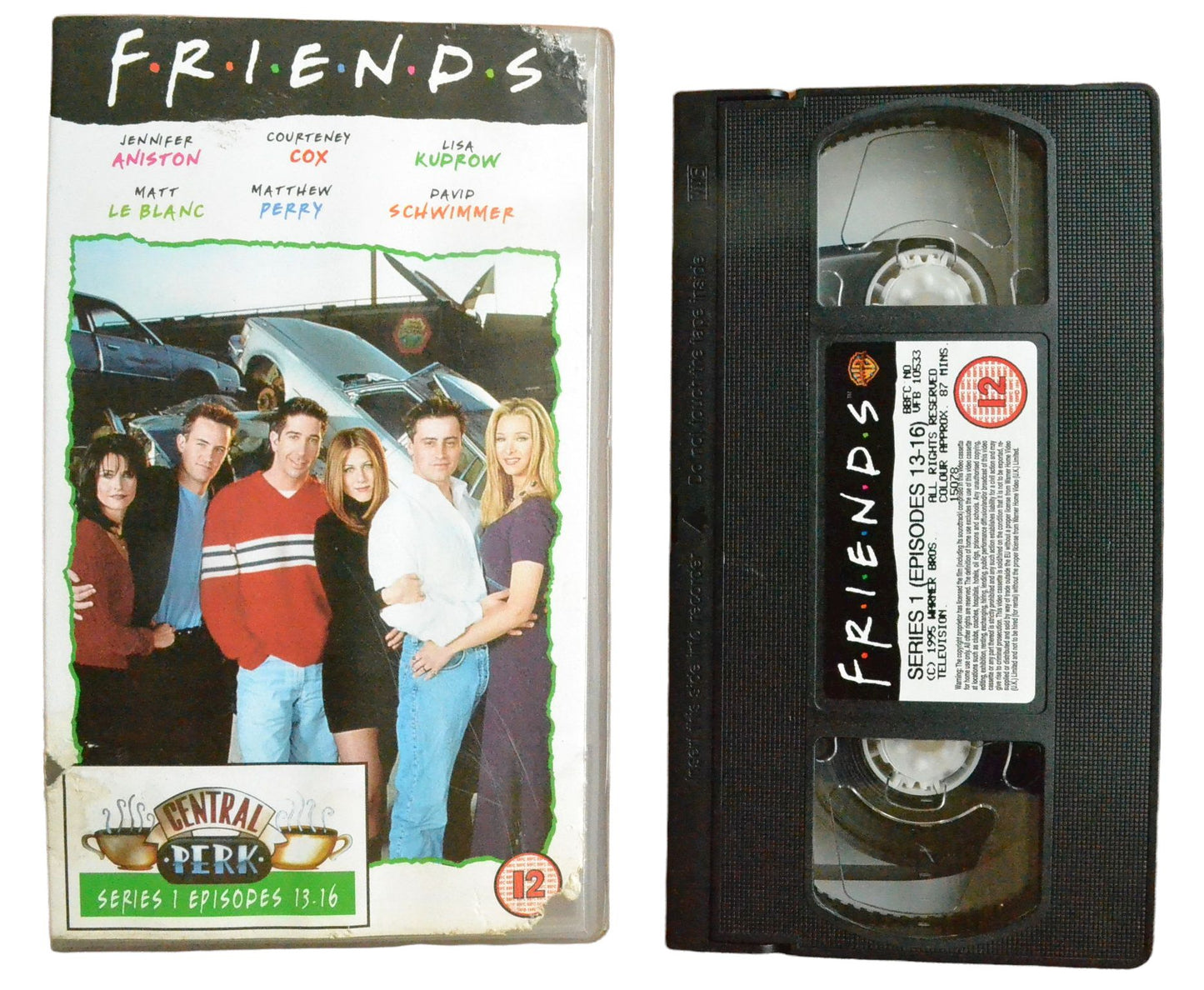 Friends: Series 1 (Episodes 13-16) - Jennifer Aniston - Warner Home Video - Vintage - Pal VHS-