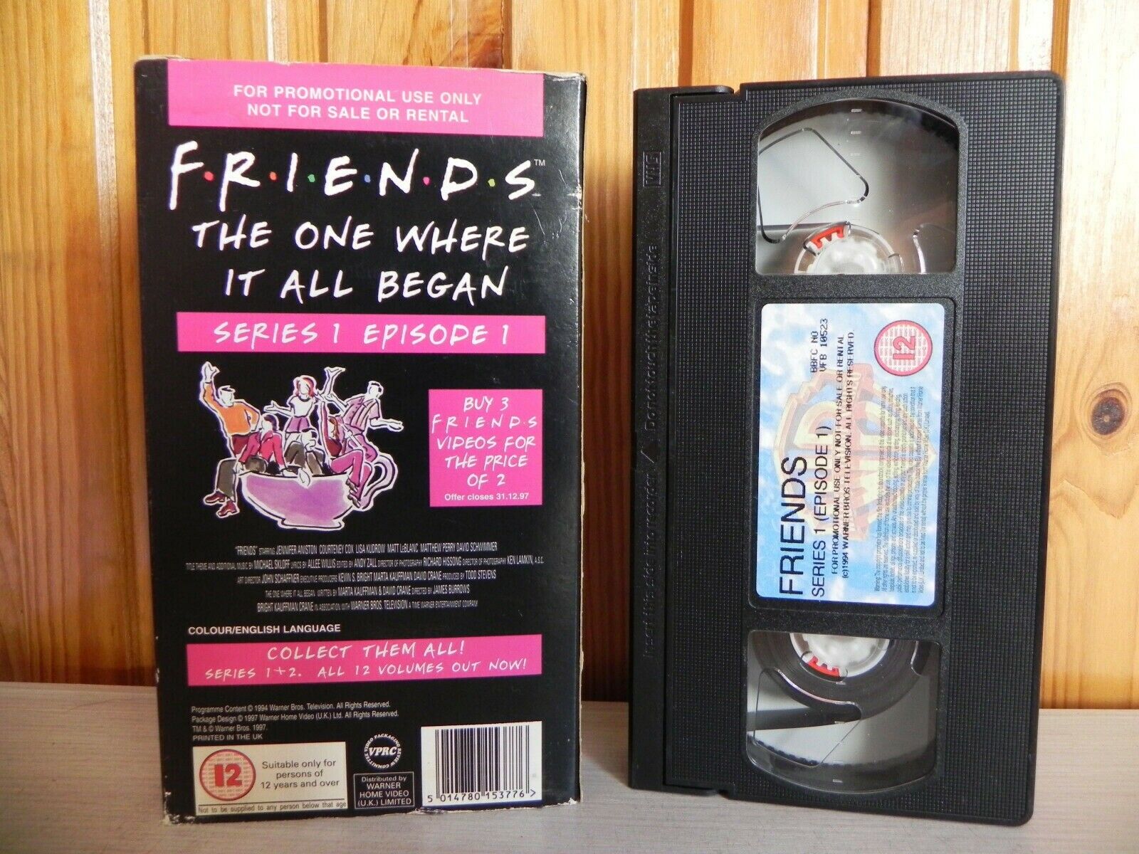 Friends - The One Where It All Began - Series 1 - Episode 1 - TV Series - VHS-