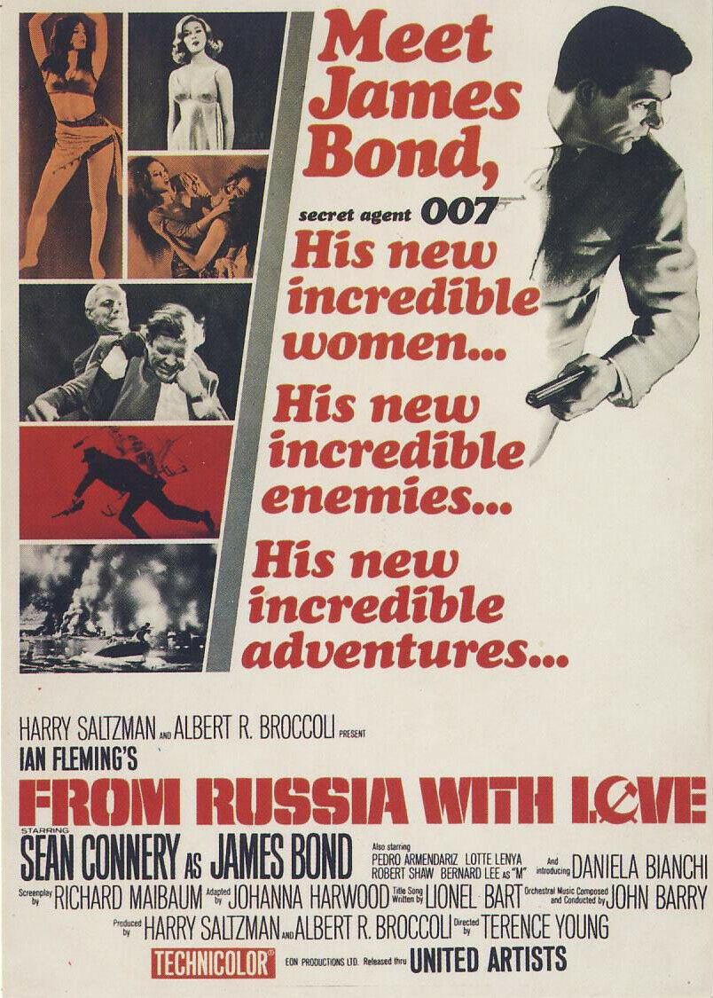 From Russia With Love (1963): James Bond Collection - Brand New Sealed - Pal VHS-