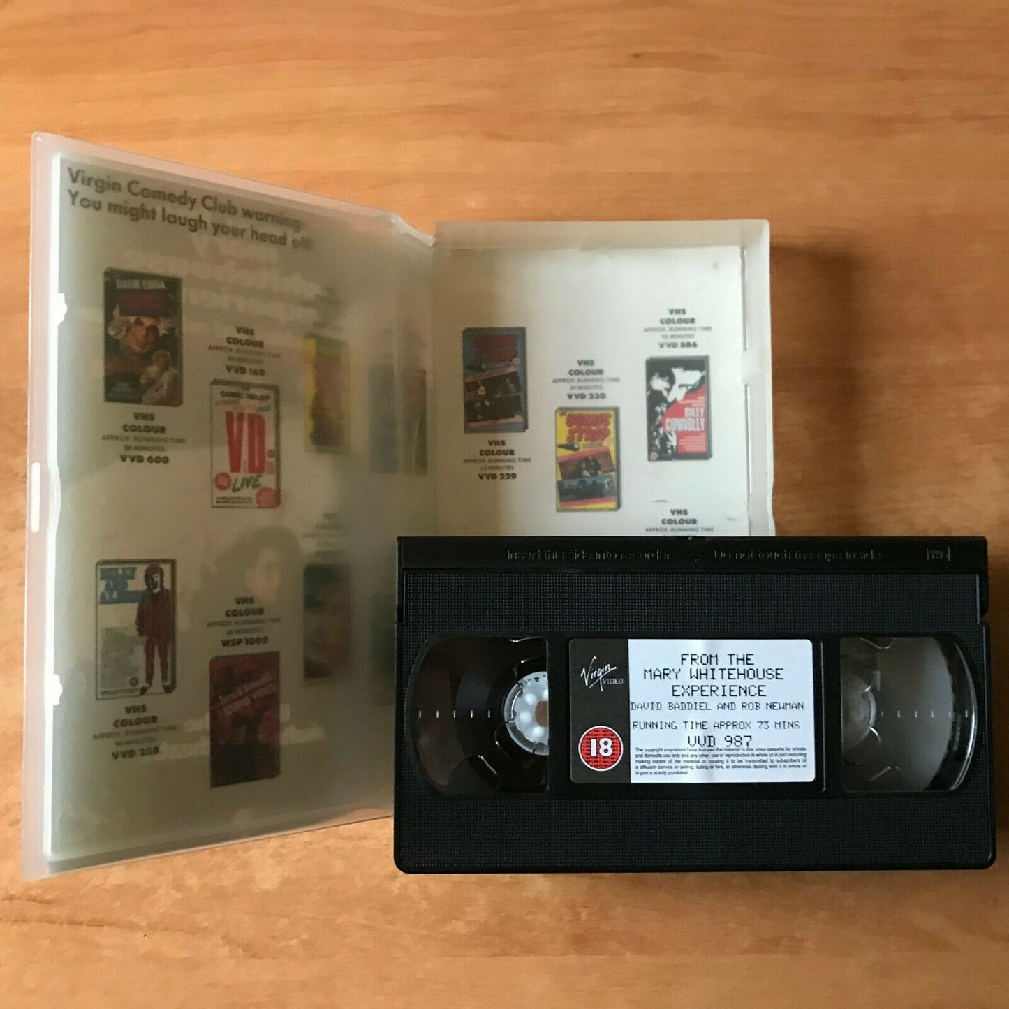 From The Mary Whitehouse Experience: David Baddiel / Rob Newman - Comedy - VHS-