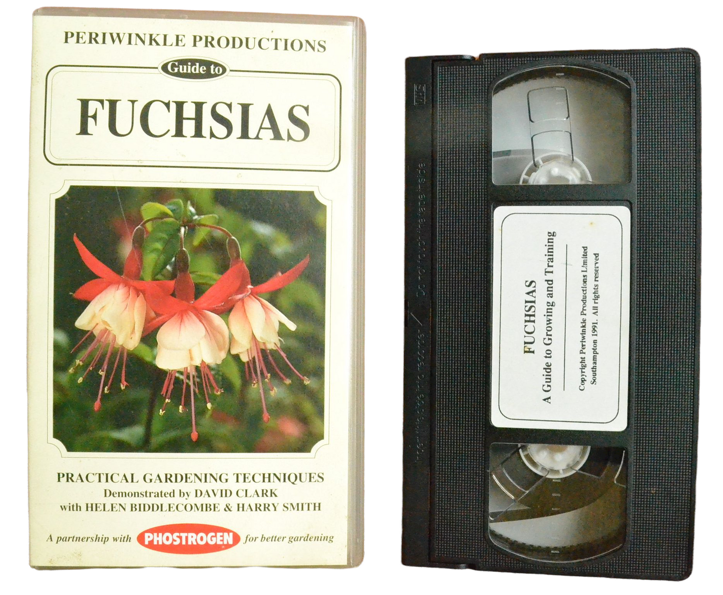 Fuchsias: A Guide to Growing and Training - Periwinkle Productions - Pal VHS-