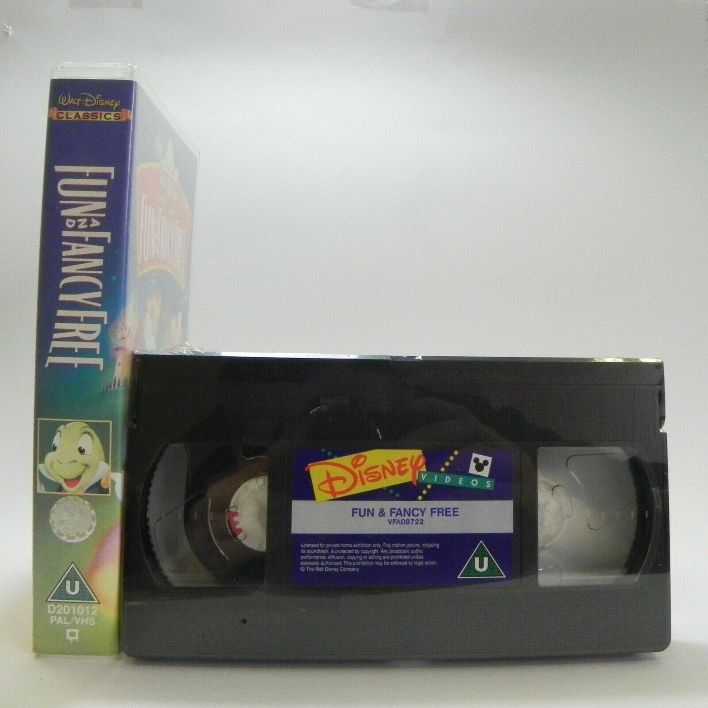 Fun And Fancy Free - Walt Disney Classics - Animated Masterpiece - Kids - VHS-