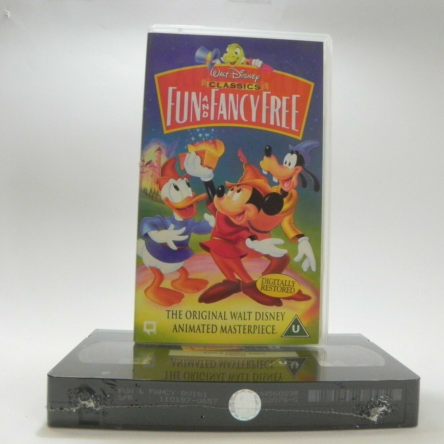 Fun And Fancy Free - Walt Disney Classics - Animated Masterpiece - Kids - VHS-