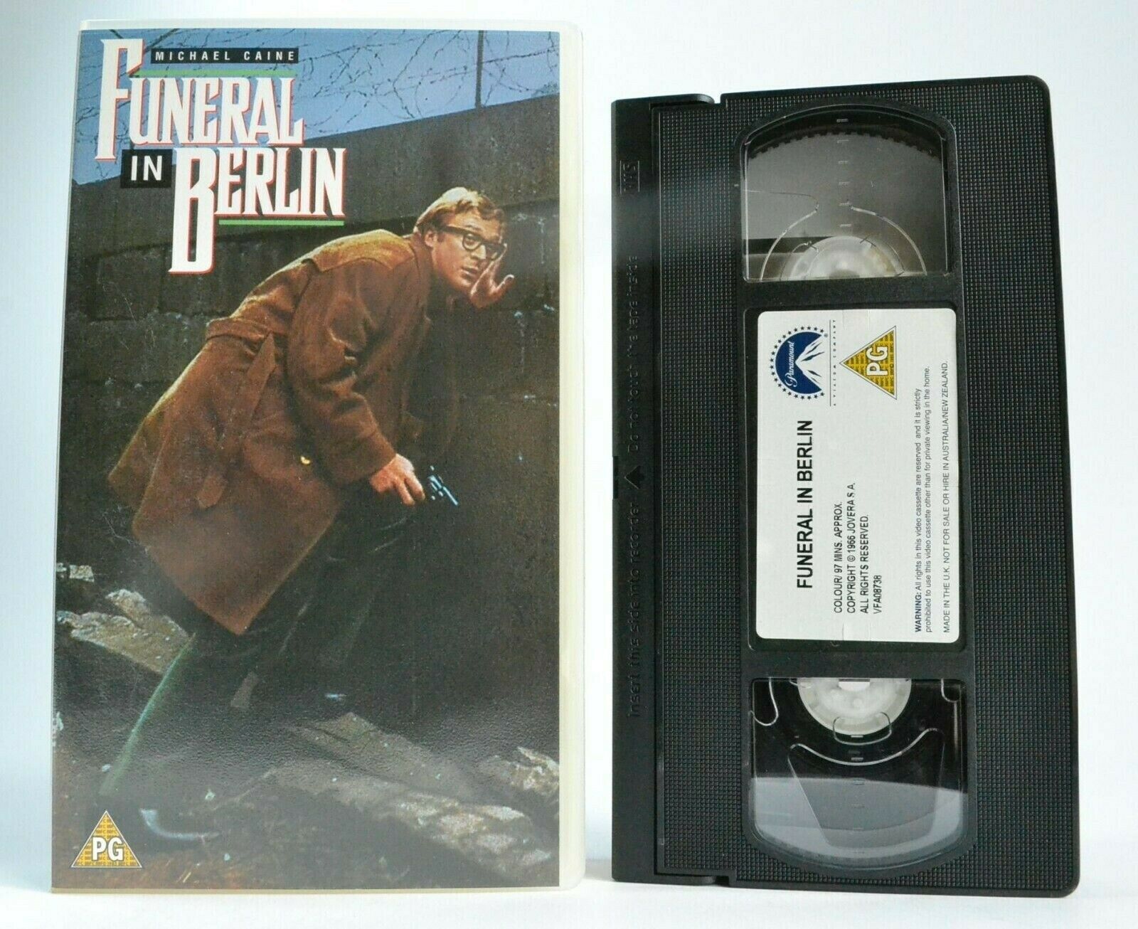 Funeral In Berlin (1966); [Len Deighton] - Spy Thriller -<<Michael Caine>>- VHS-