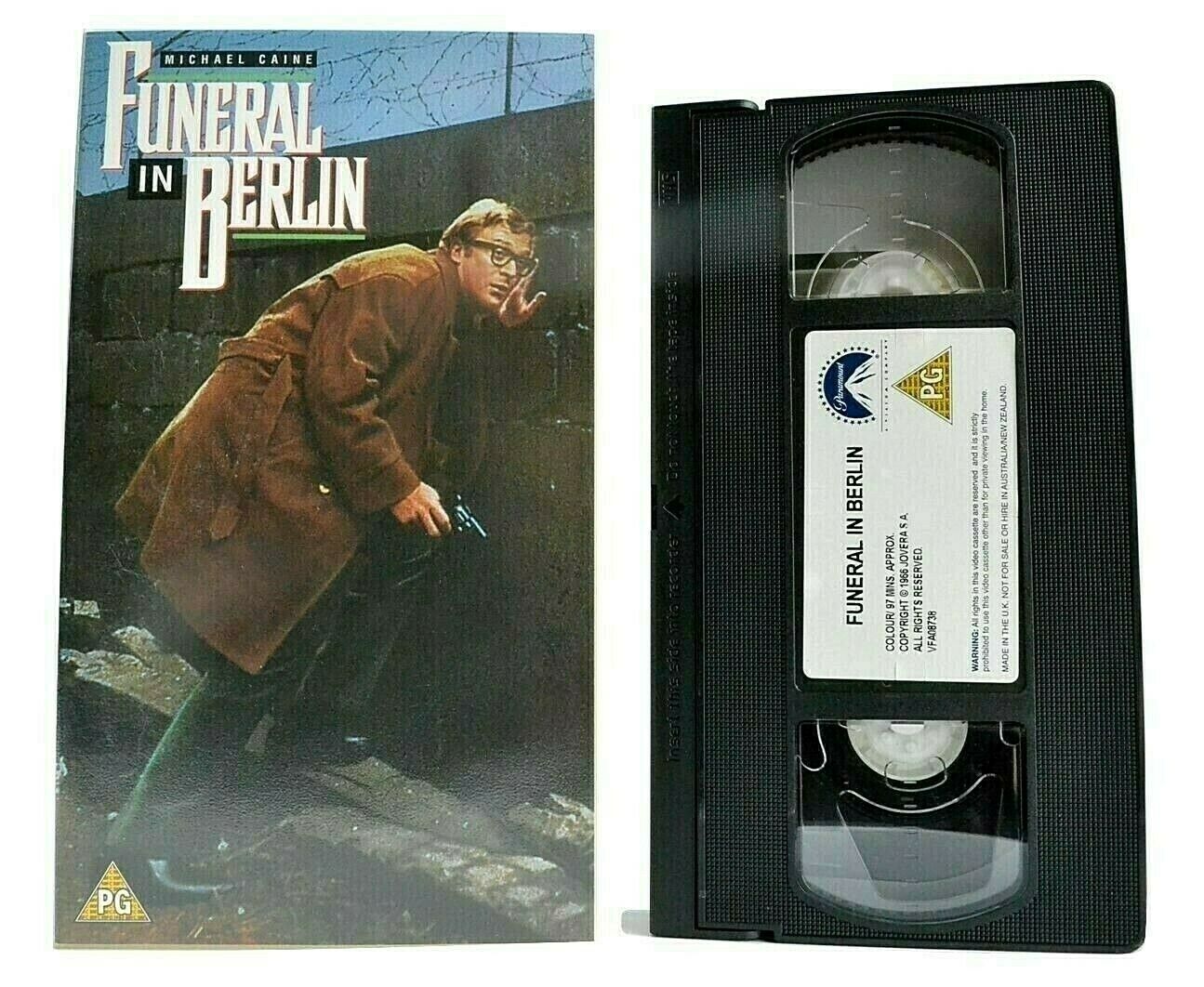 Funeral In Berlin (1966); [Len Deighton] - Spy Thriller -<<Michael Caine>>- VHS-