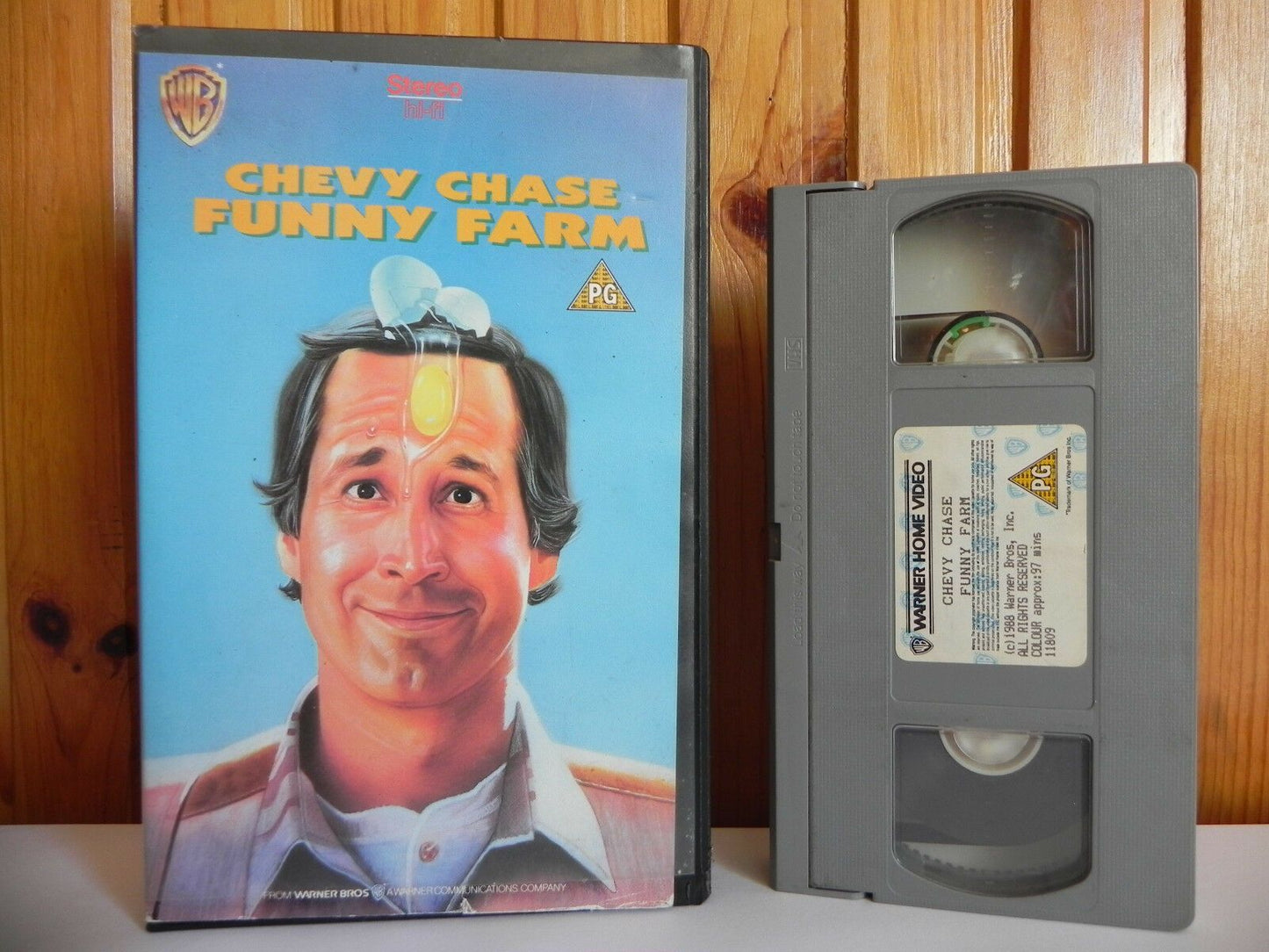 Funny Farm: Ex-Rental - Warner Home - Chevy Chase - Comedy Onslaught - VHS-