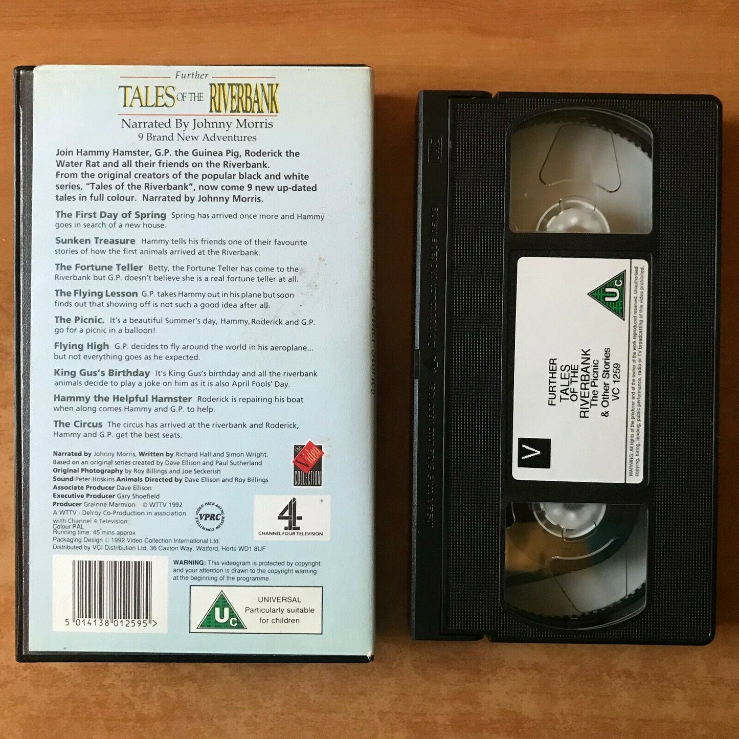 Further Tales Of The Riverbank: The Picnic; [Johnny Morris] Children's - Pal VHS-