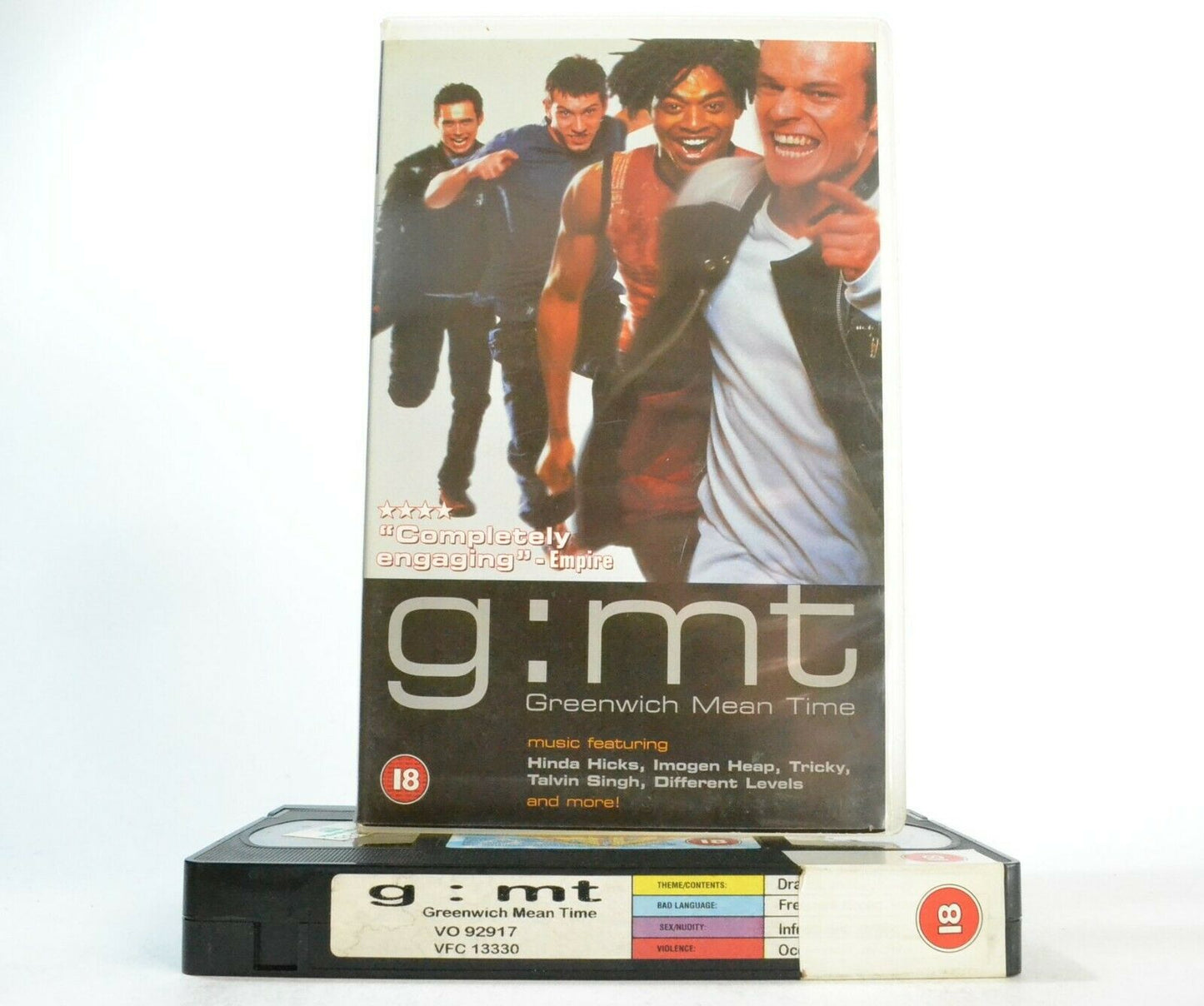 G:MT [Greenwich Mean Time]: (1999) British Drama - Large Box - Acid Jazz - VHS-