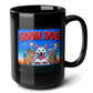 Goon Dog Black Mug (15oz) - best gift for video gamers-15oz-