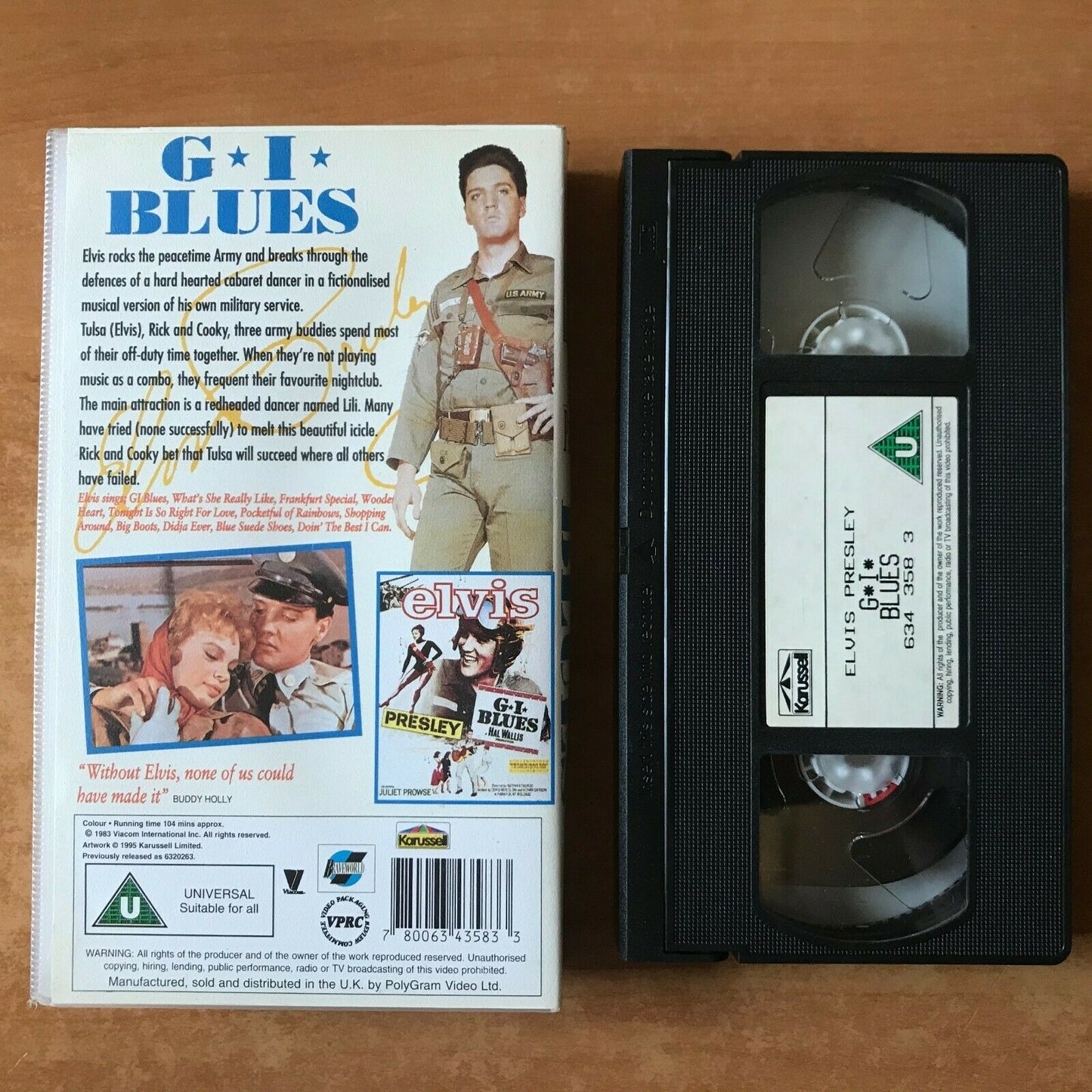 G.I. Blues (1960); [Norman Taurog] Musical - U.S. Army - Elvis Presley - Pal VHS-