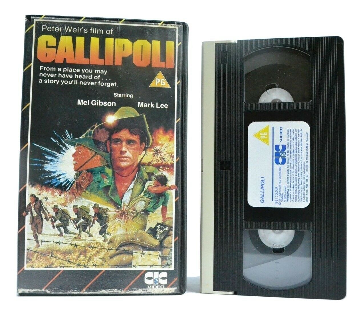 Gallipoli: (1981) CIC Video - Australian War Drama - Mel Gibson/Mark Lee - VHS-