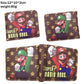 Game Super Mario wallet pu short Bifold Photo Card Holder Cartoon Purse Boys Girls Student Leather coin Zip Pocket Men moneybag-C-