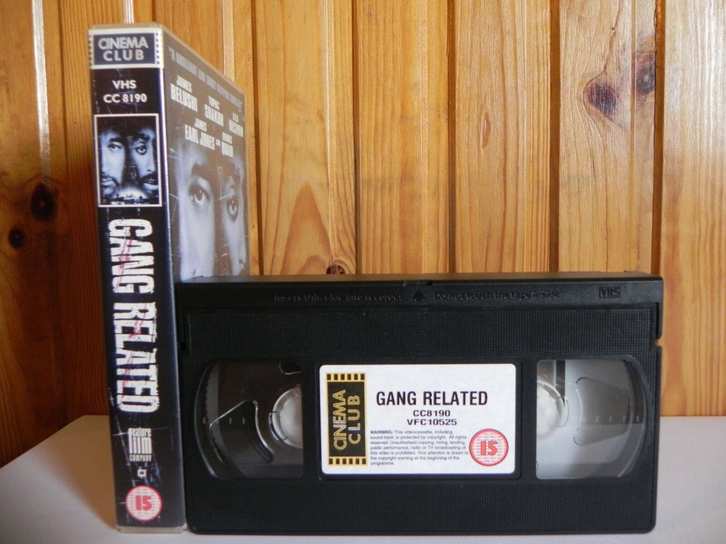 Gang Related - Cinema Club - Thriller - James Belushi - Tupac Shakur - Pal VHS-