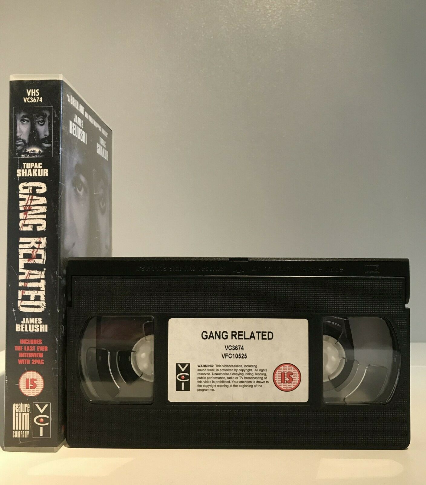 Gang Related: Tupac Shakur Last Film - Crime Thriller - James Belushi - Pal VHS-