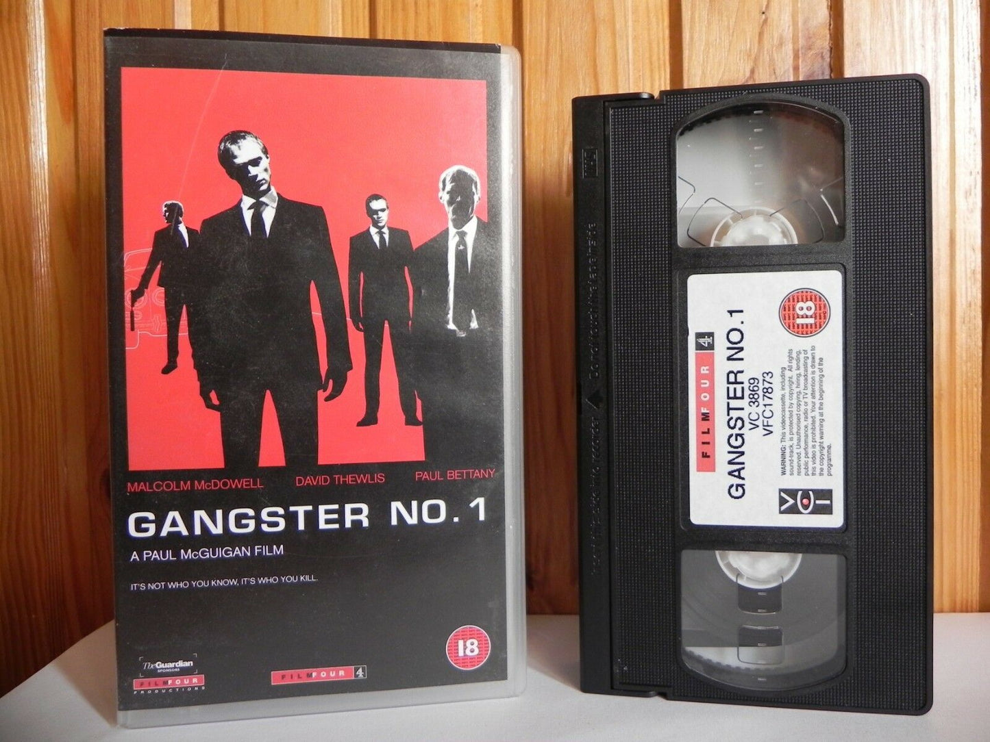 Gangster No.1 - Film Four - Thriller - Malcolm McDowell - Paul Bettany - Pal VHS-