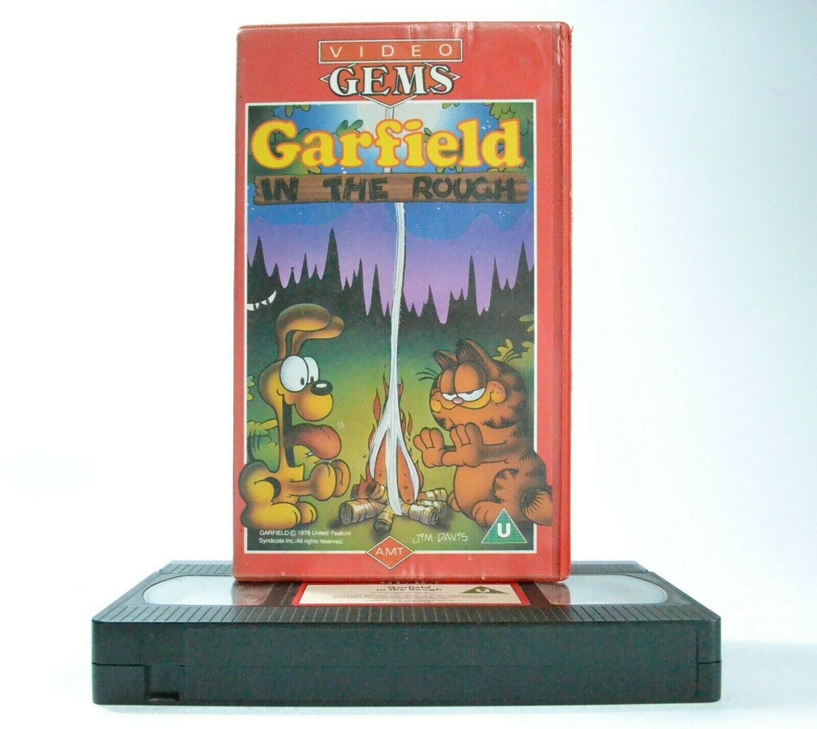 Garfield: In The Rough (1978) - Animated Classic - Camping Adventures - Pal VHS-