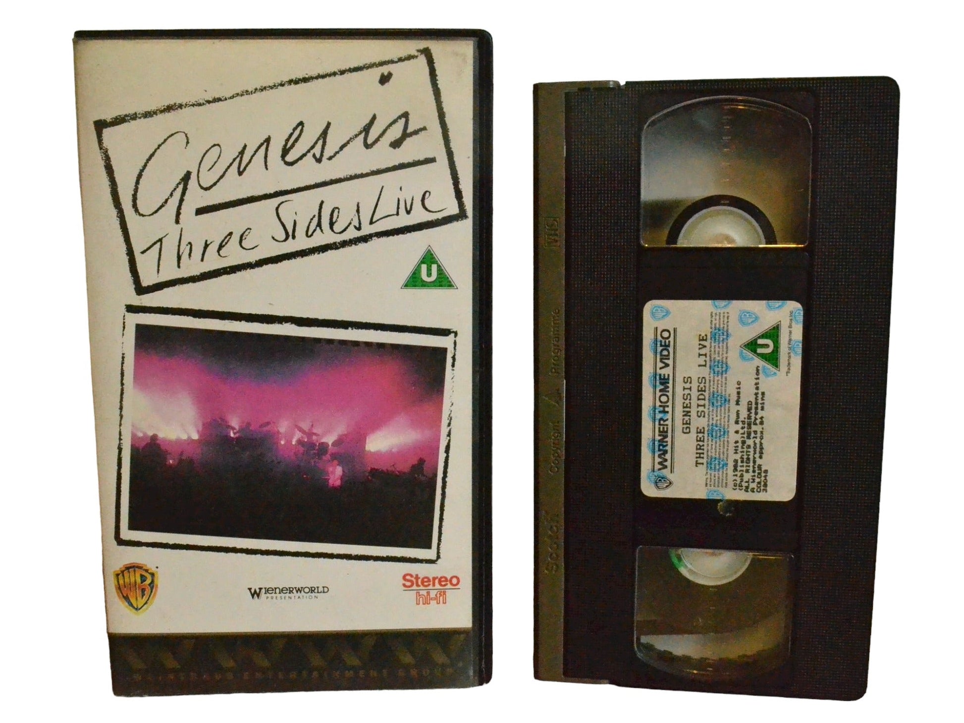 Genesis Three Sides Live - Tony Banks - Warner Home Video - Music - PAL - VHS-