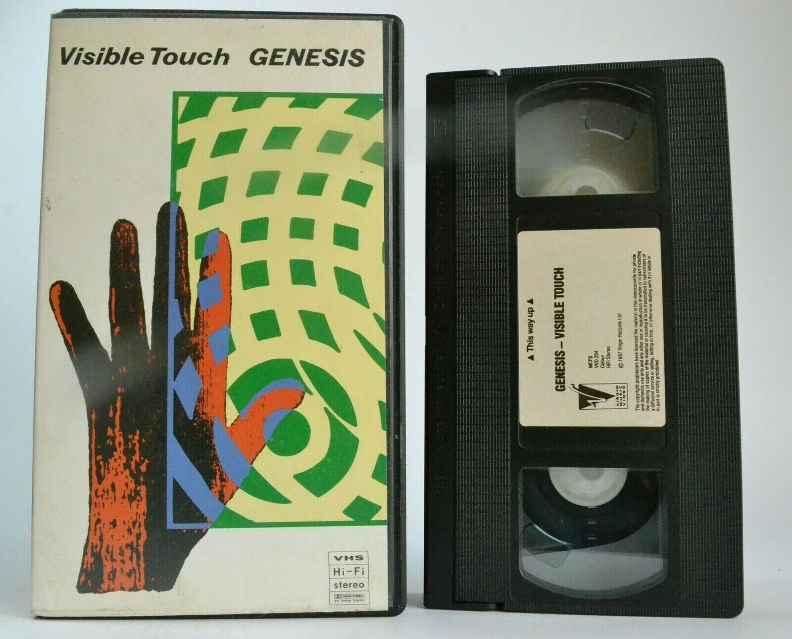 Genesis: Visible Touch - Music Videos - 'In Too Deep' - Phil Collins - Pal VHS-