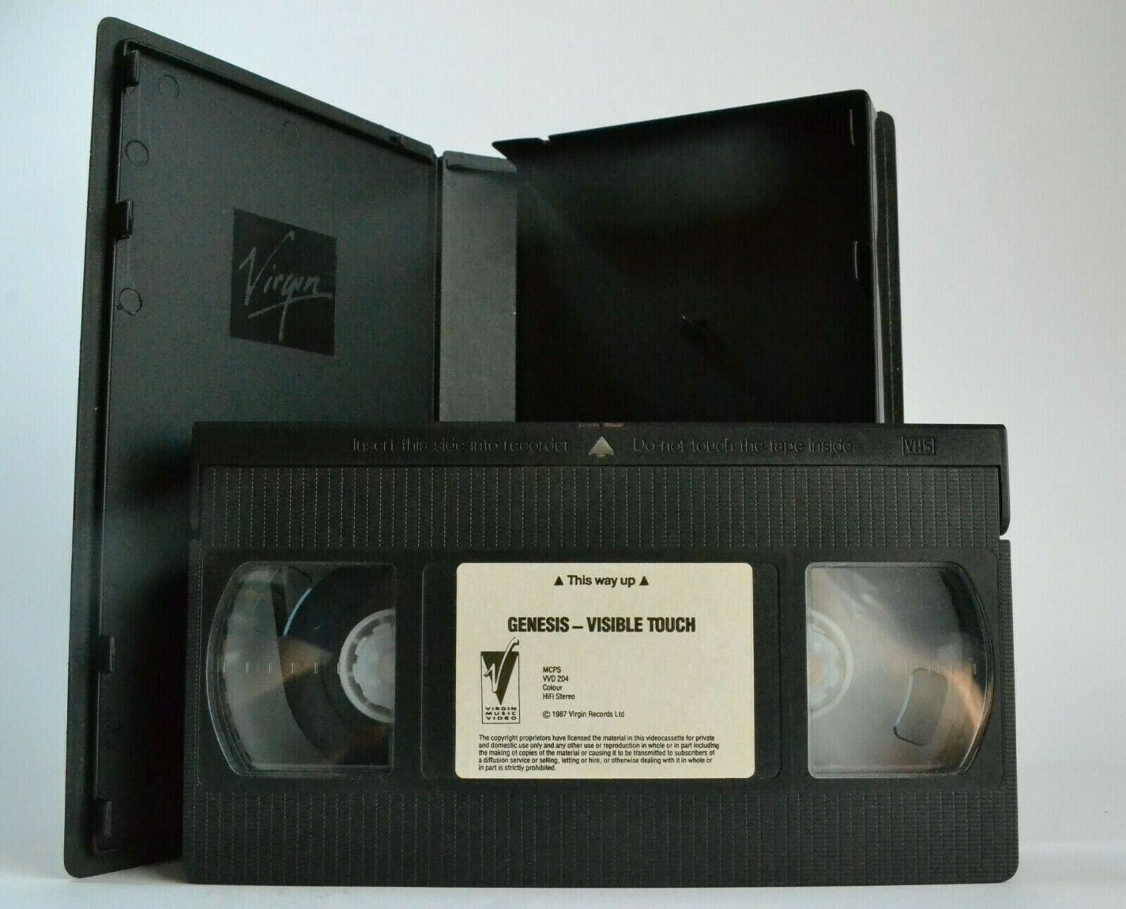 Genesis: Visible Touch - Music Videos - 'In Too Deep' - Phil Collins - Pal VHS-