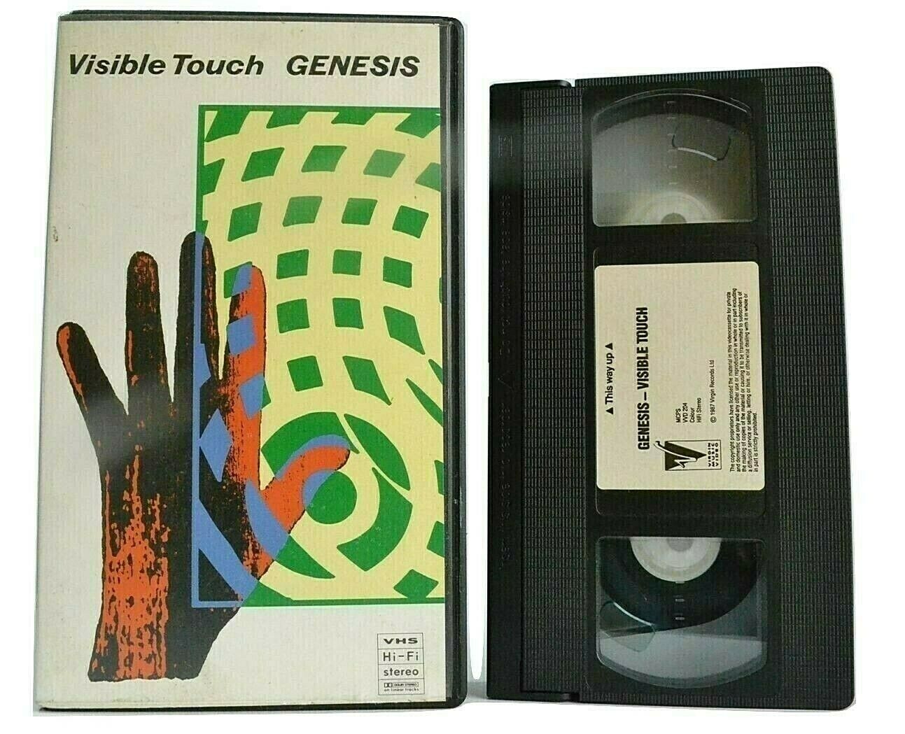 Genesis: Visible Touch - Music Videos - 'In Too Deep' - Phil Collins - Pal VHS-