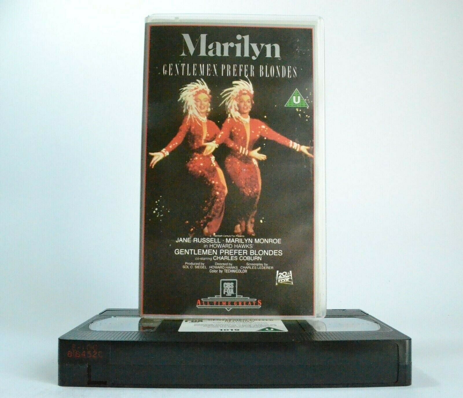 Gentlemen Prefer Blondes: Marilyn Monroe/Jane Russell - Comedy Musical - Pal VHS-