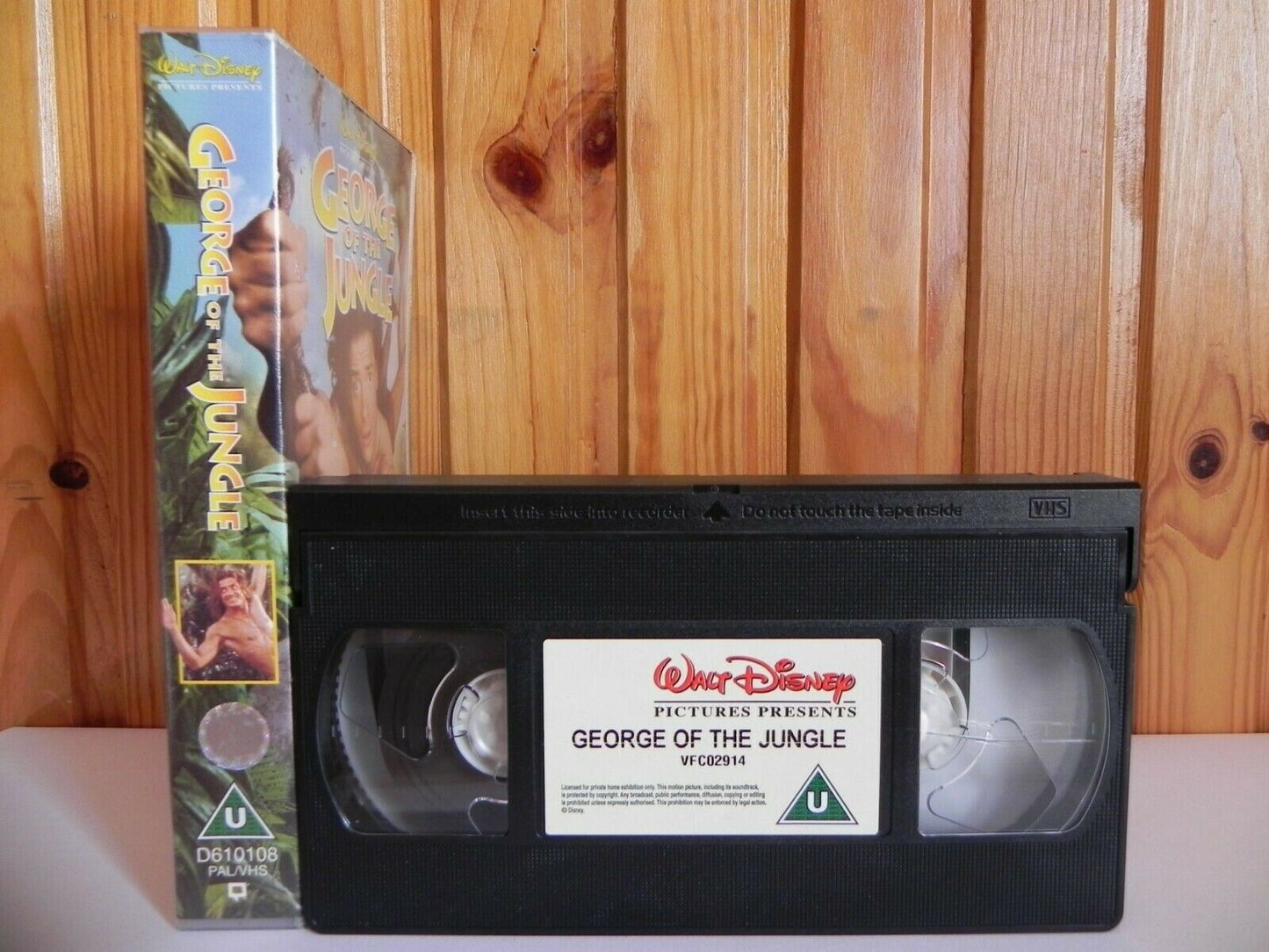 George Of The Jungle - Walt Disney - Family - Comedy - Brendan Fraser - Pal VHS-