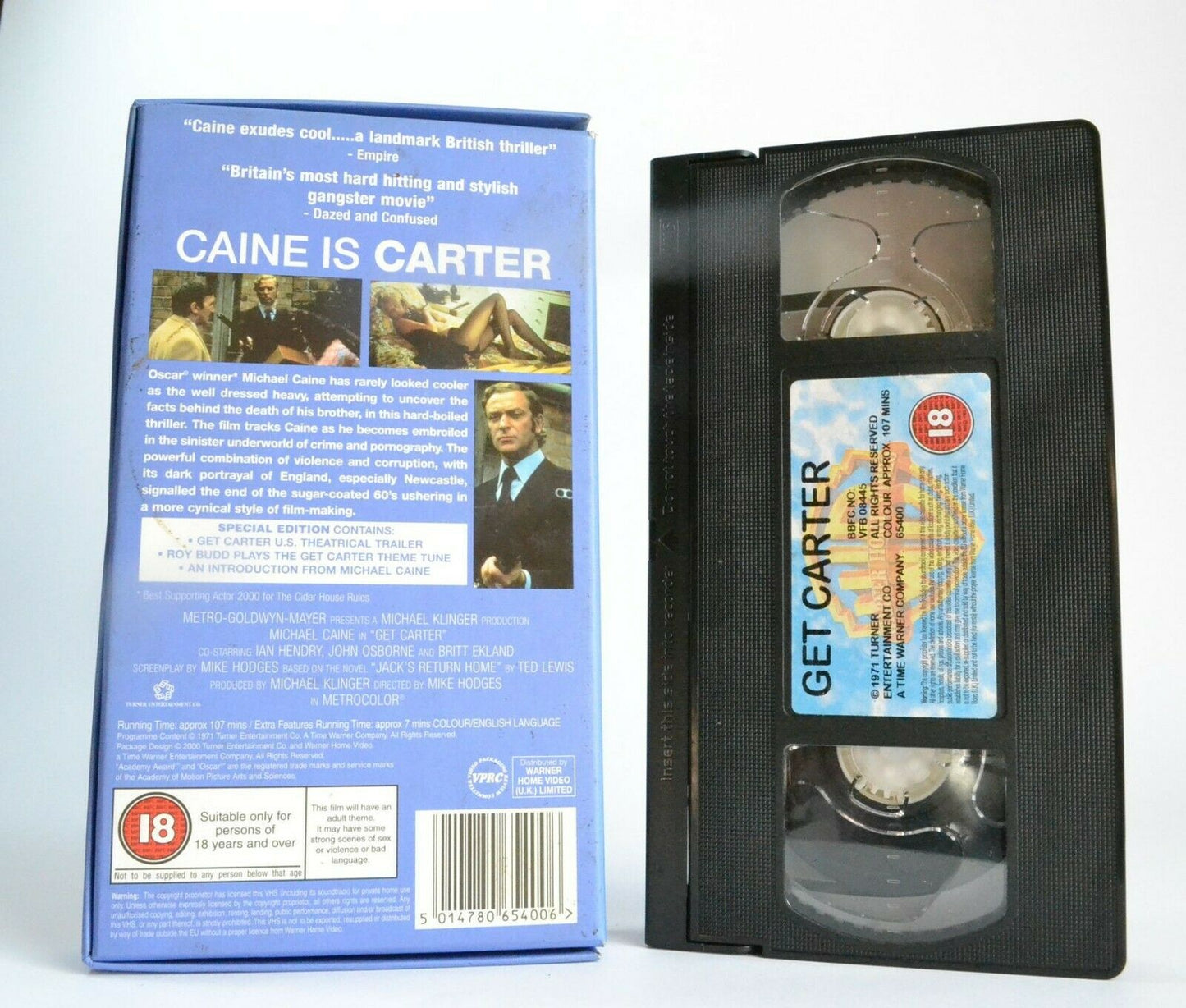 Get Carter (1971): Digitally Remastered - Crime Action - Michael Caine - Pal VHS-