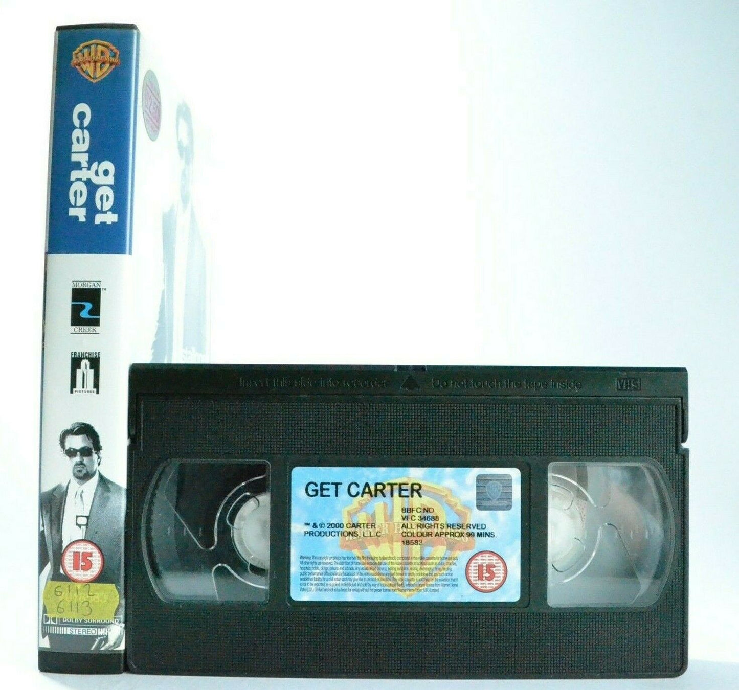 Get Carter: S.Stallone/M.Rourke - Action Thriller (2000) - Large Box - Pal VHS-