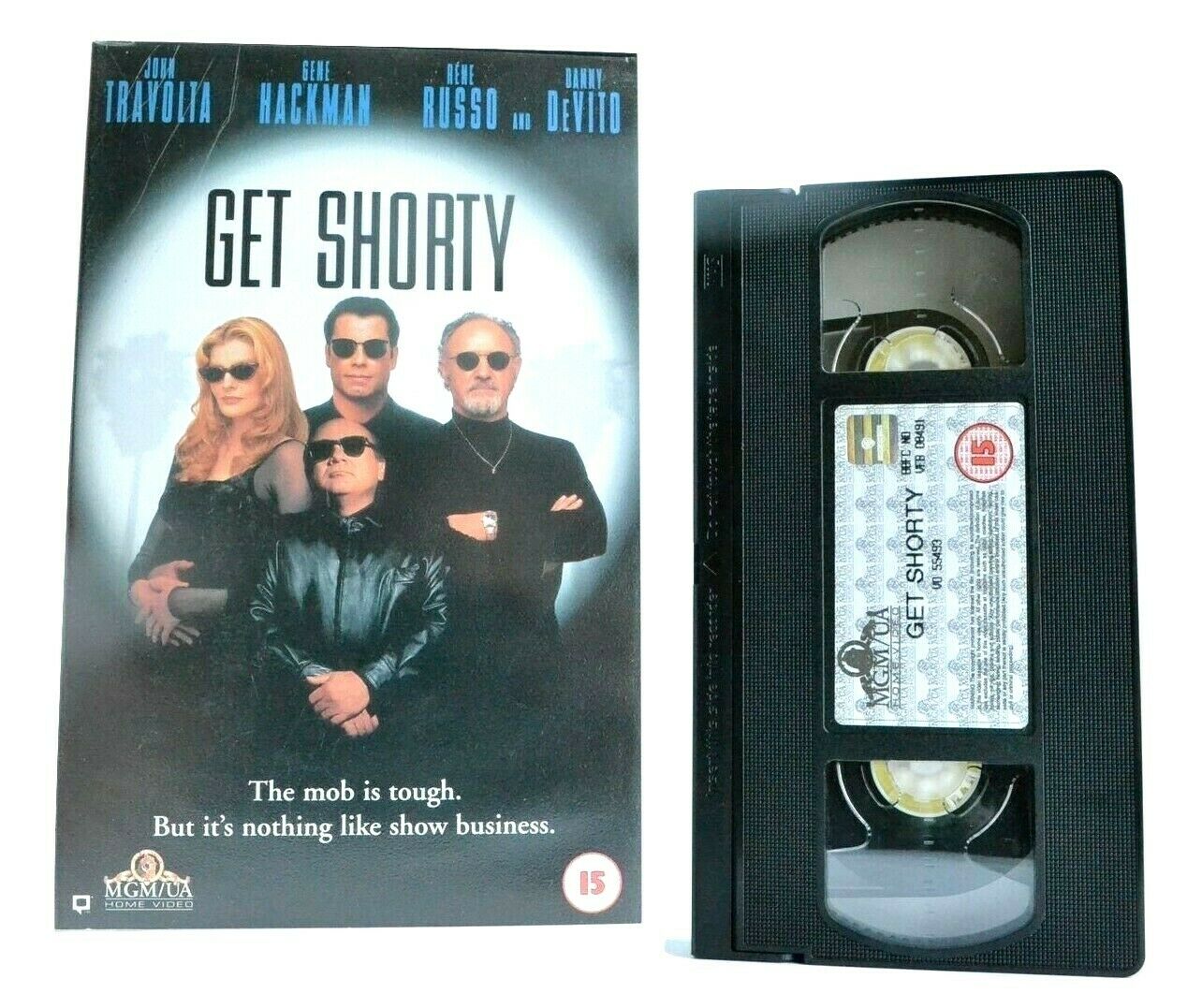 Get Shorty (1995):Gangster Comedy - Large Box - John Travolta/Danny DeVito - VHS-